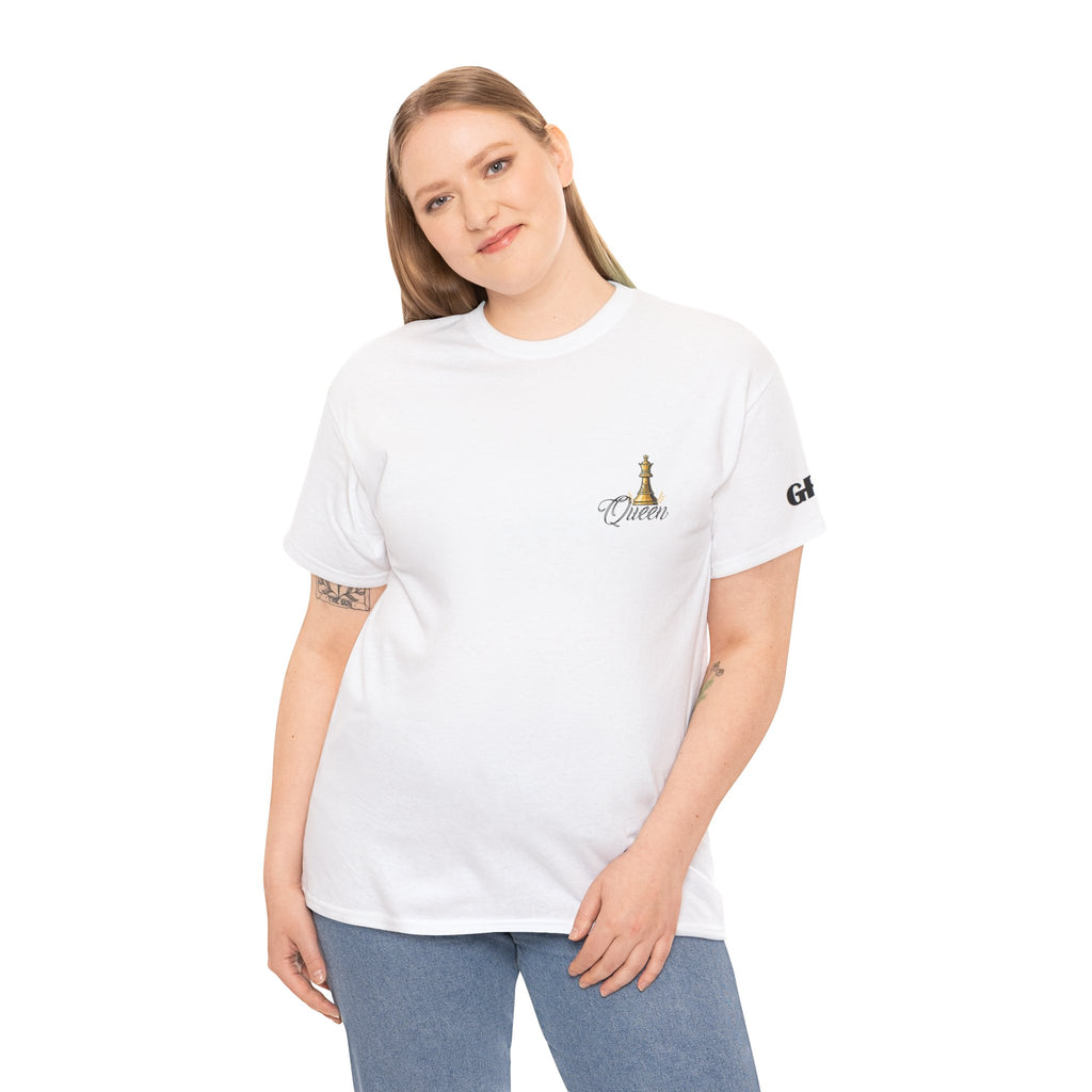Queen Chess Piece T-Shirt — "Queen" Family Roles Tee (Grandmother, Wife, Mother, Daughter, Sister)