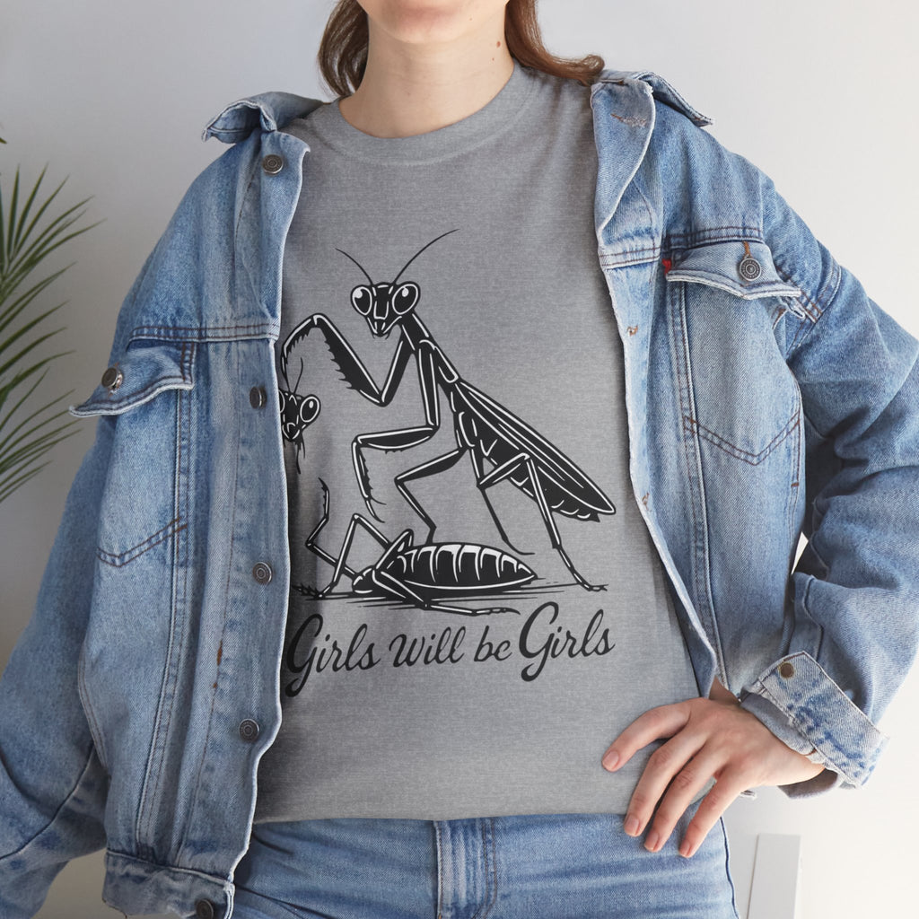 Girls Will Be Girls Praying Mantis Tee