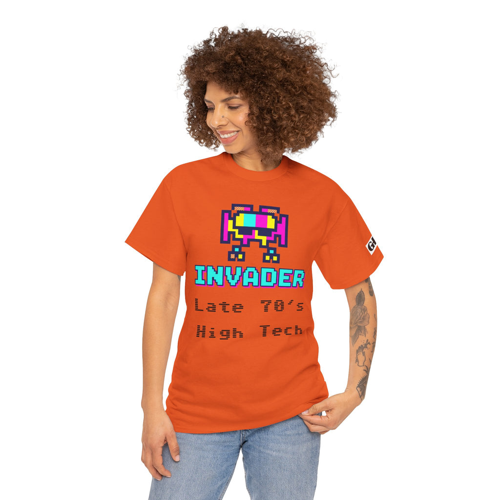 Invader Retro Pixel Tee — "Late 70's High Tech" Vintage Video Game T-Shirt