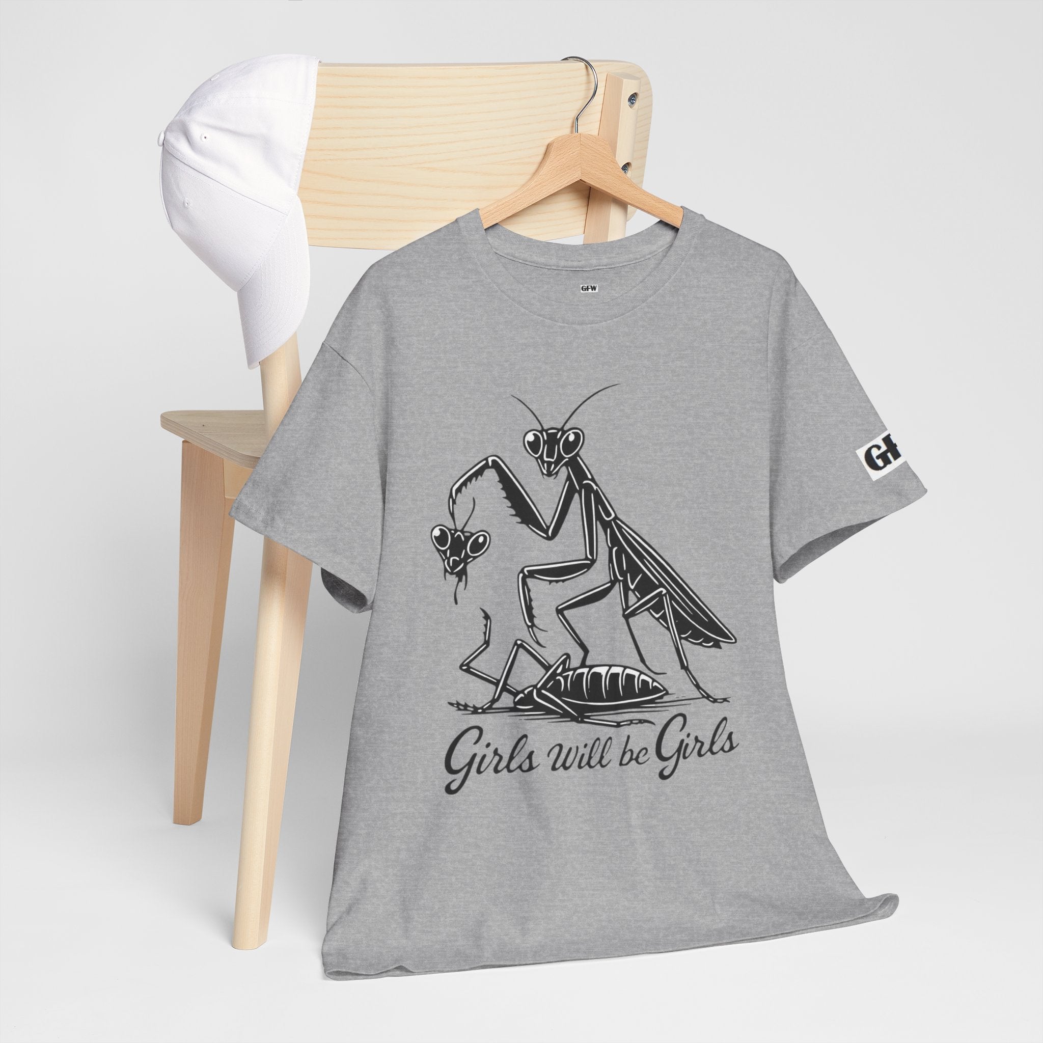 Girls Will Be Girls Praying Mantis Tee