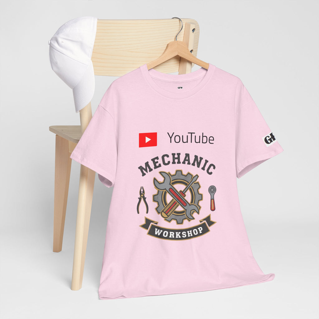 Mechanic Workshop T-Shirt — YouTube Channel Gear