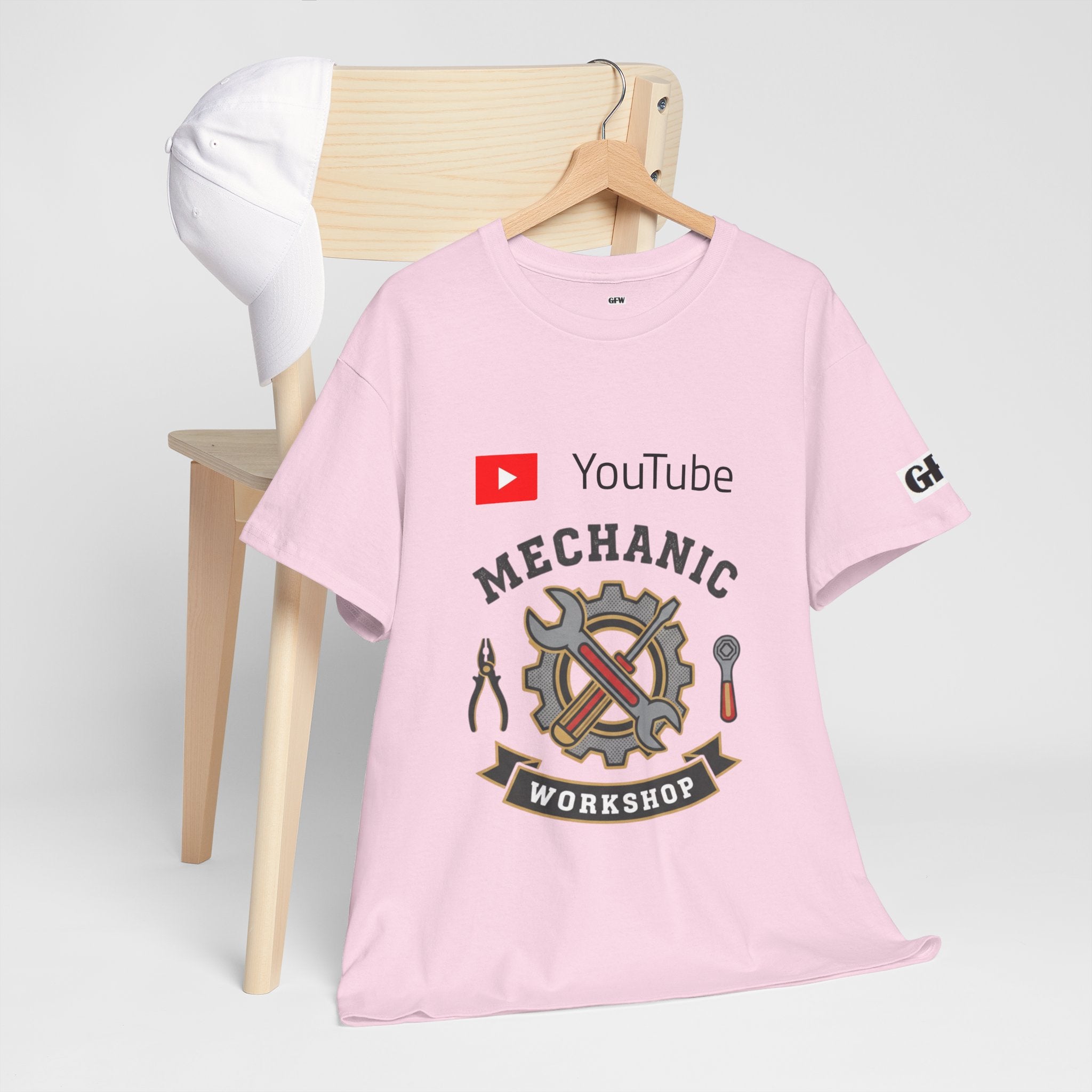 Mechanic Workshop T-Shirt — YouTube Channel Gear