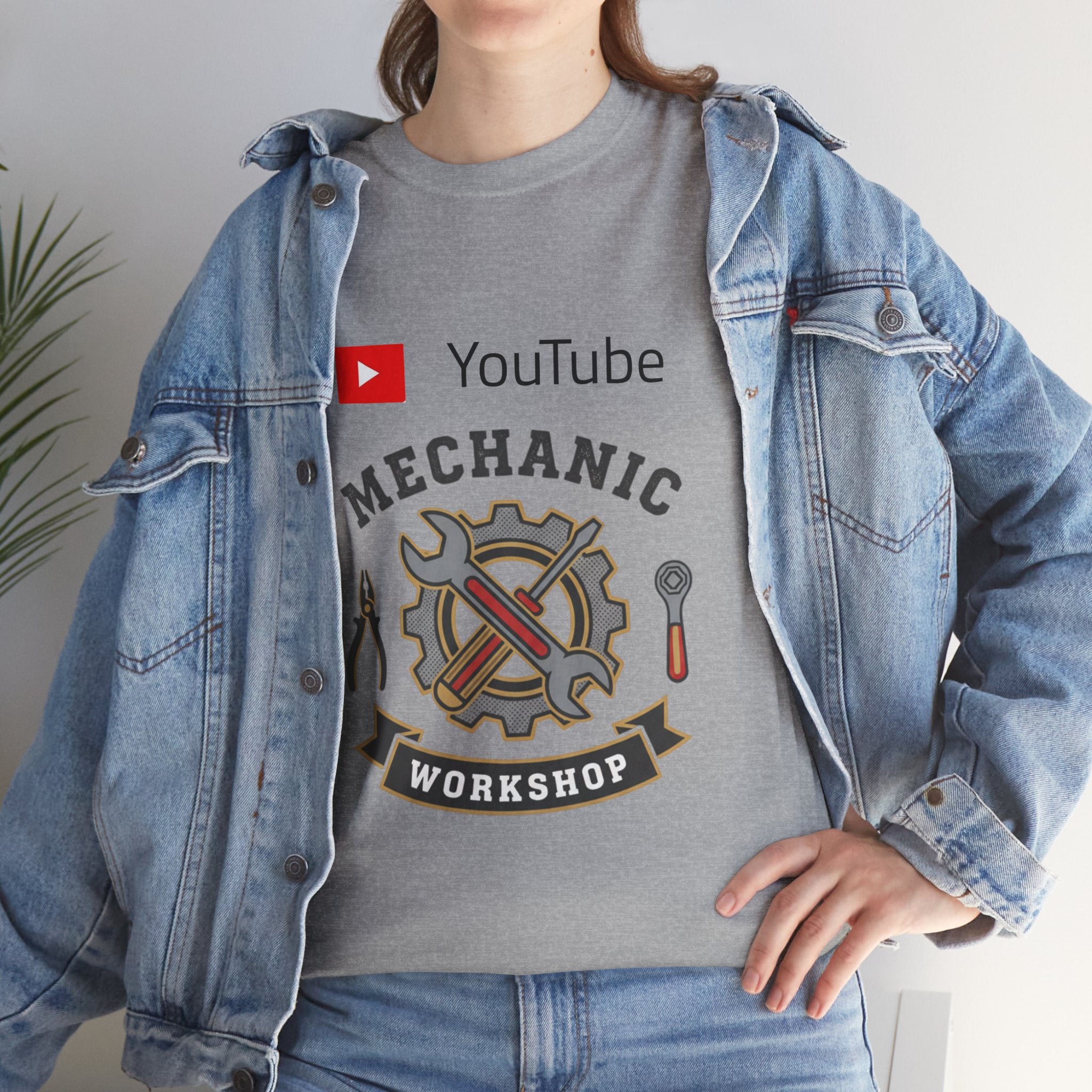 Mechanic Workshop T-Shirt — YouTube Channel Gear