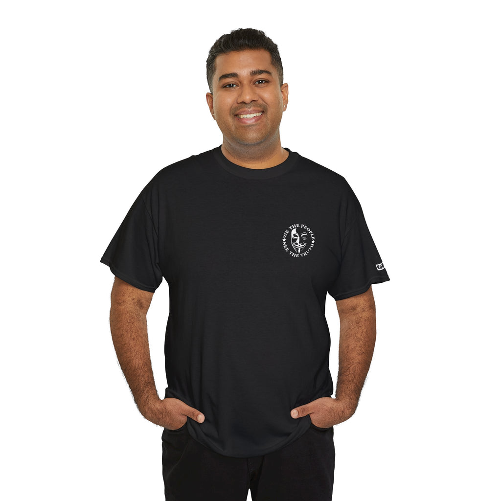 **Personalize ** Seek Knowledge Tee — “We The People See The Truth” Guy Fawkes Graphic T-Shirt