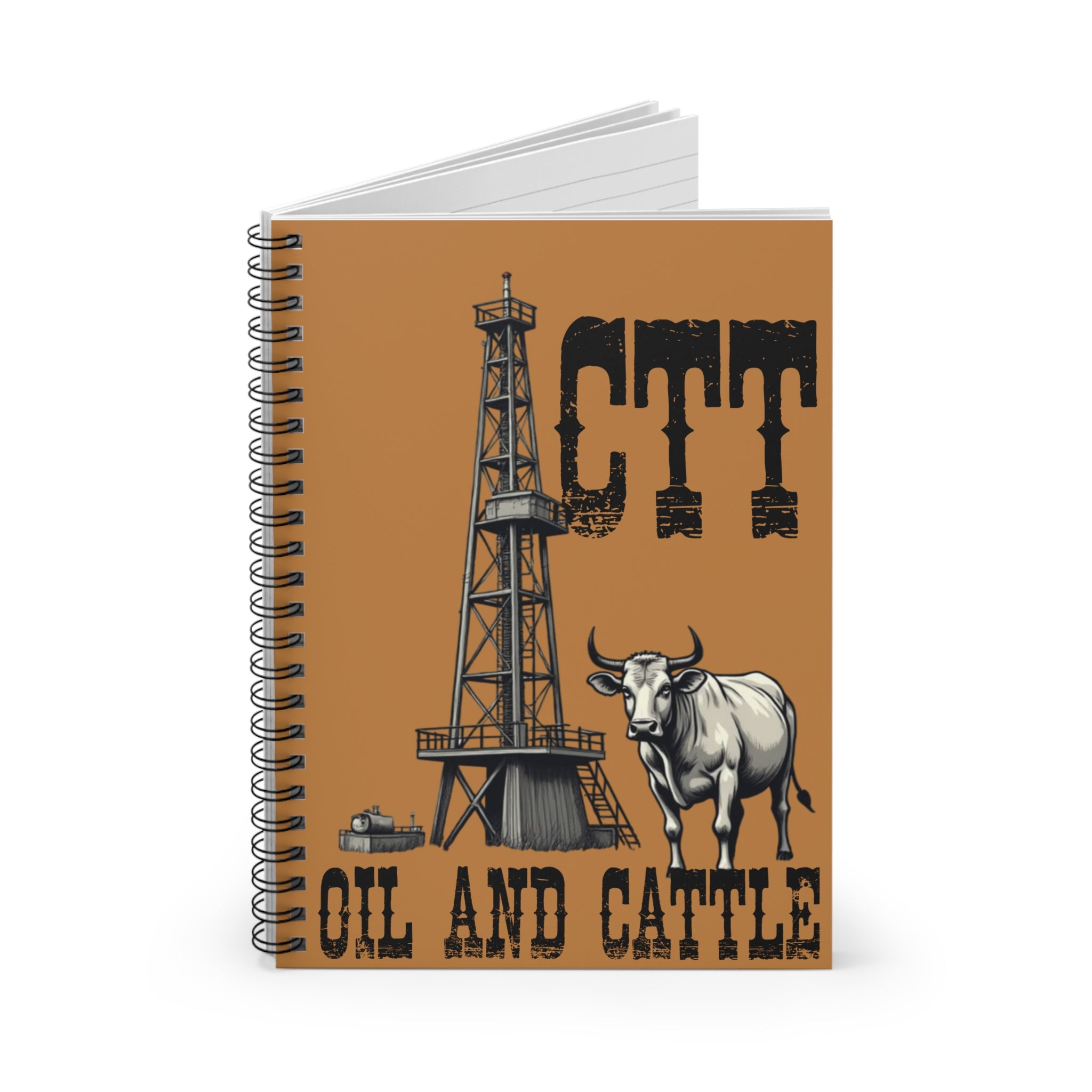 CTT Notebook — CTT Oil and Cattle Spiral Ruled Journal