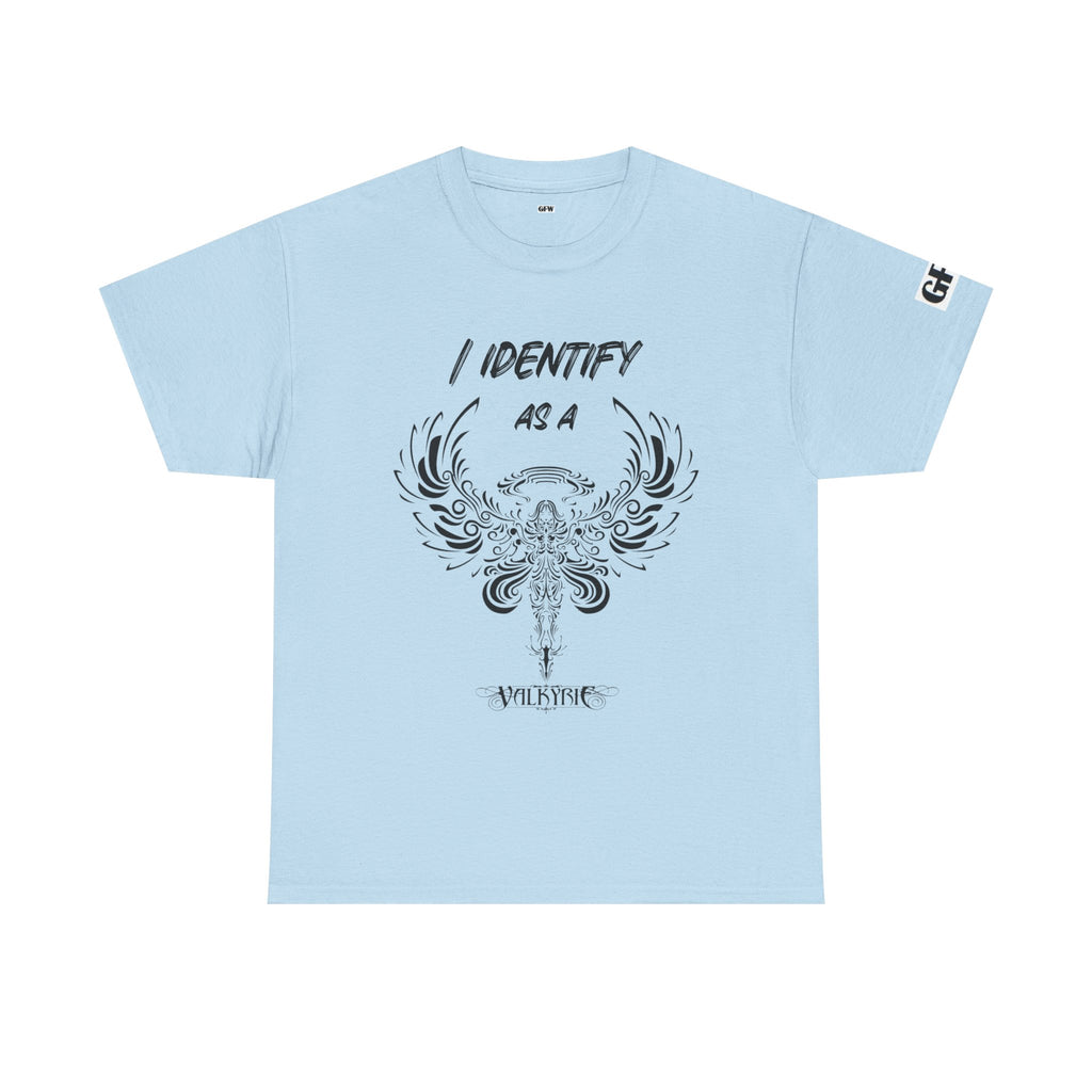 Valkyrie Winged Key T‑Shirt — "I Identify As a Valkyrie" Graphic Tee