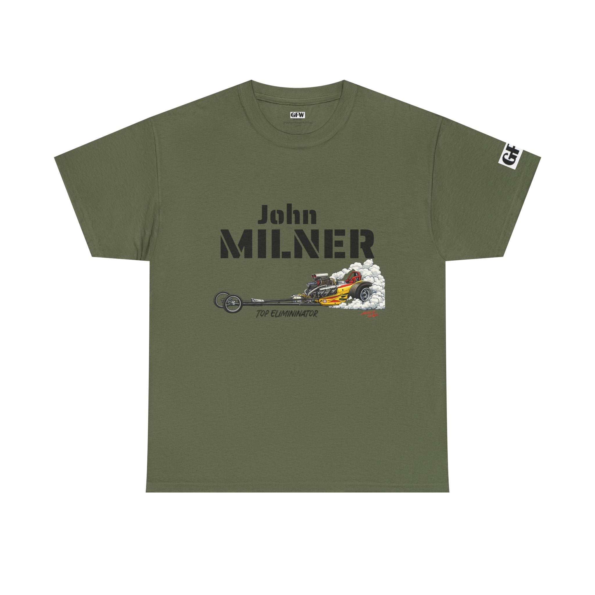 Milner Racing Team T-Shirt — "John Milner" Vintage Dragster Tee
