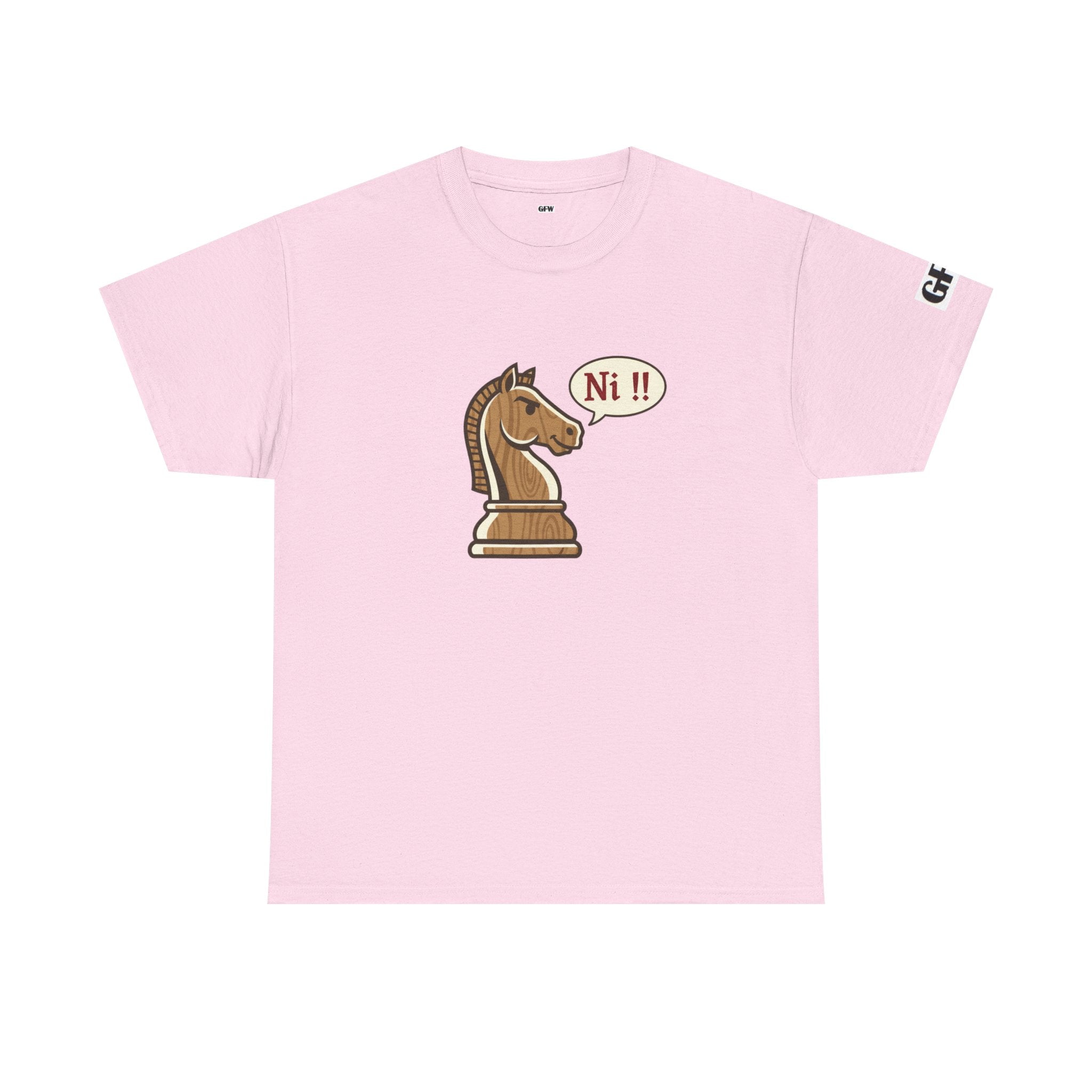 Chess Knight Tee - 'Ni!!' Funny Knight Piece Shirt