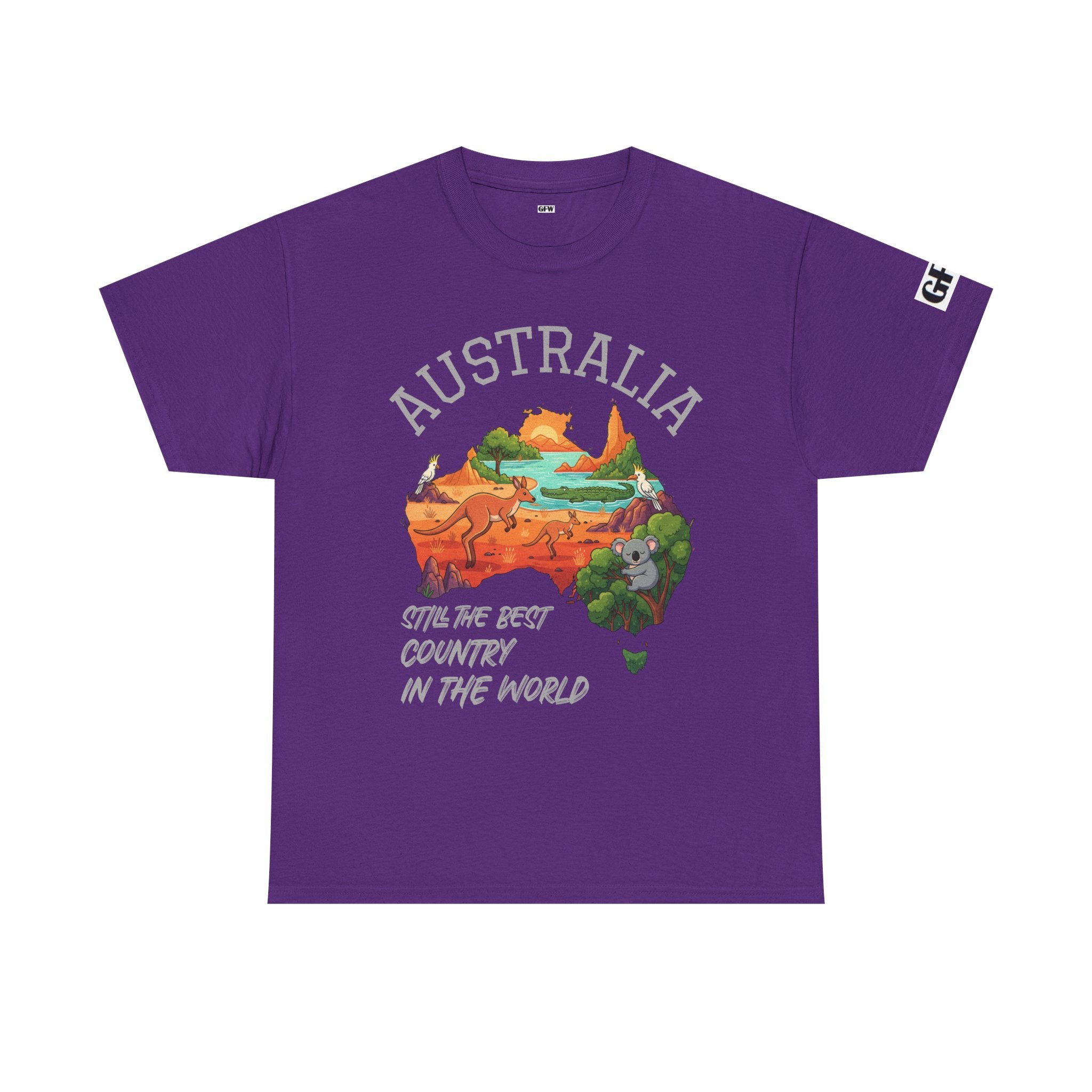 Australia Map Graphic Tee — "Australia: Still The Best Country in the World" Cotton T‑Shirt