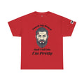 Bearded Tee – "Touch My Beard And Tell Me I'm Pretty" Funny Graphic T-Shirt
