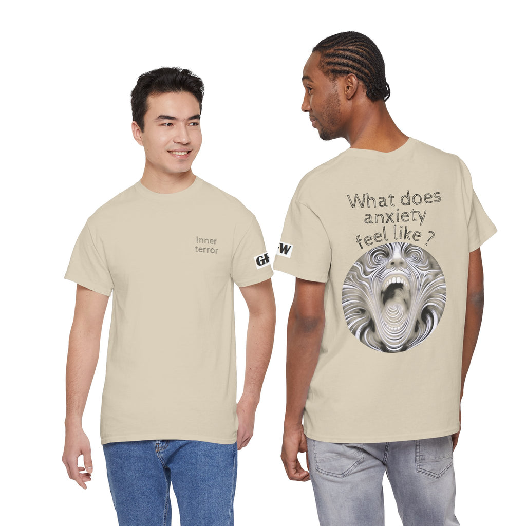 Anxiety Awareness T‑Shirt — "What Does Anxiety Feel Like?" Graphic Tee