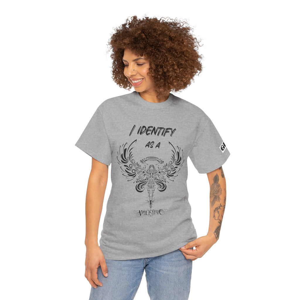 Valkyrie Winged Key T‑Shirt — "I Identify As a Valkyrie" Graphic Tee