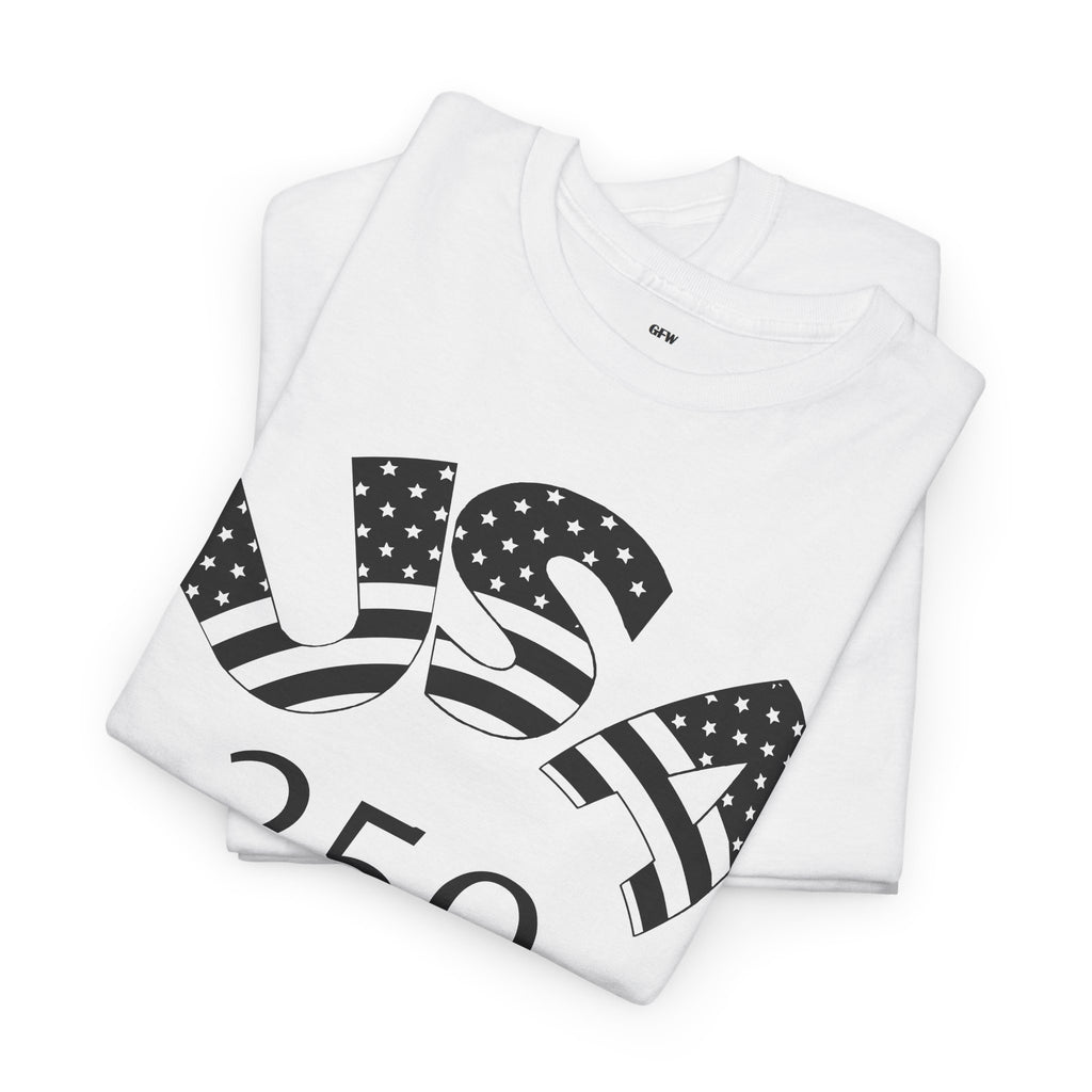 USA 250 Years Young T-Shirt — Patriotic Eagle American Flag Tee