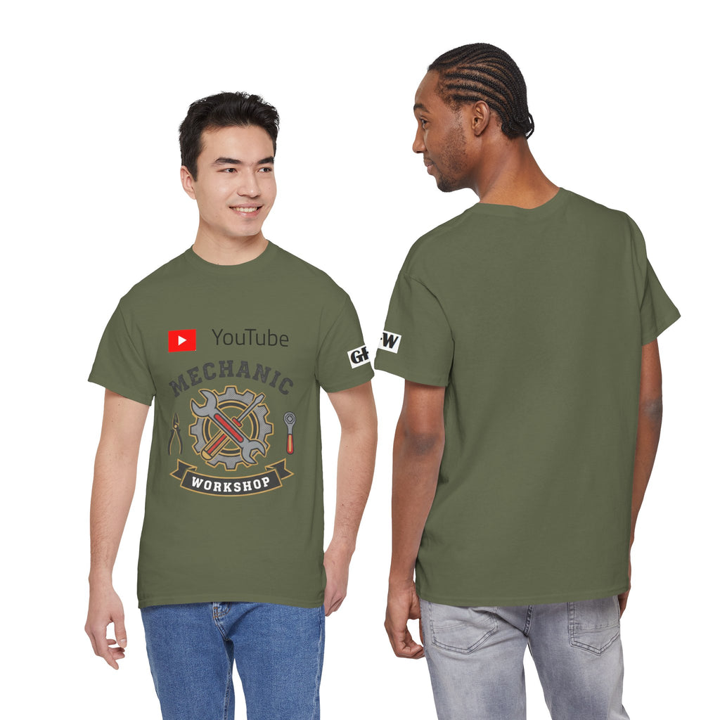Mechanic Workshop T-Shirt — YouTube Channel Gear