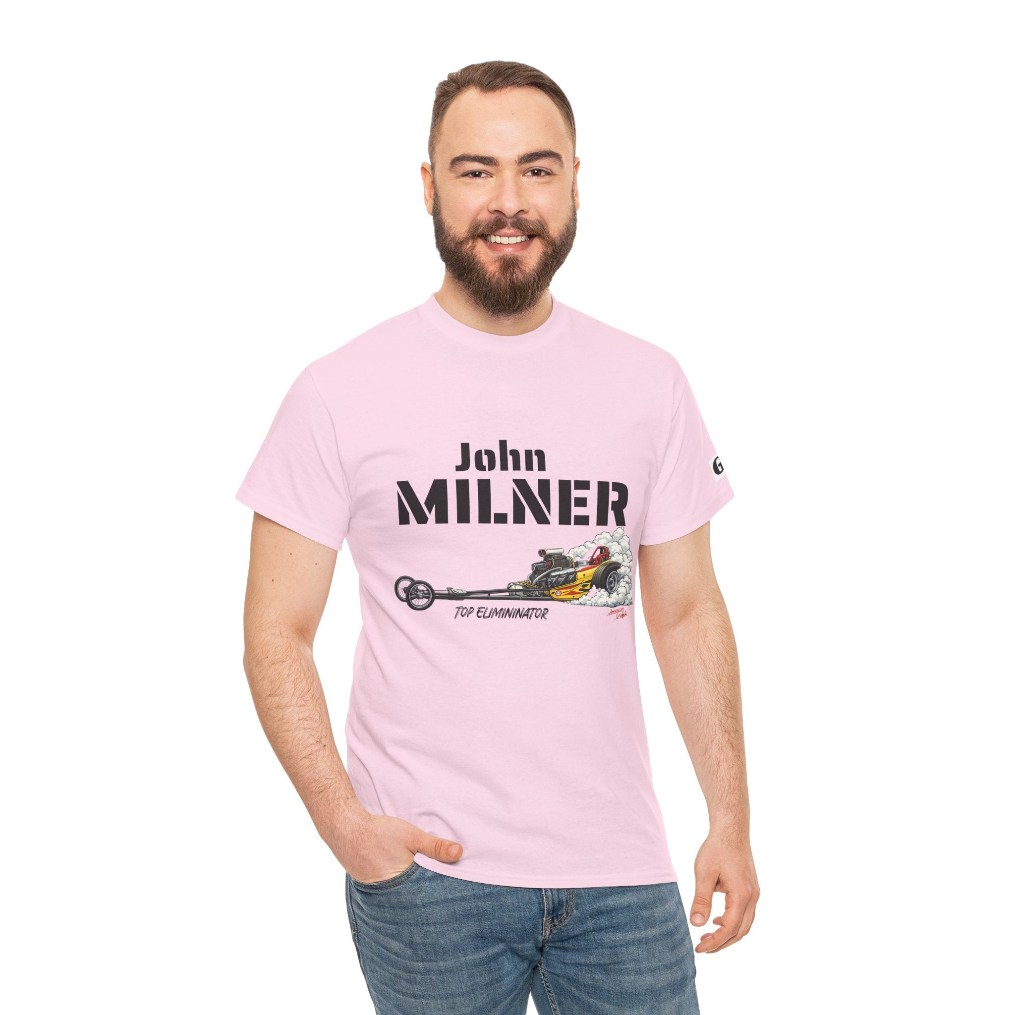 Milner Racing Team T-Shirt — "John Milner" Vintage Dragster Tee
