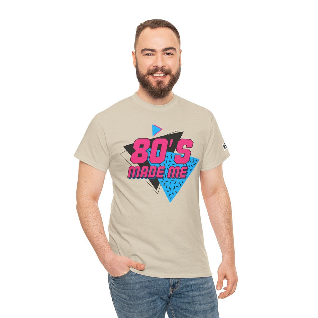 80's Made Me Tee — Retro 1980s Nostalgia Graphic T-Shirt