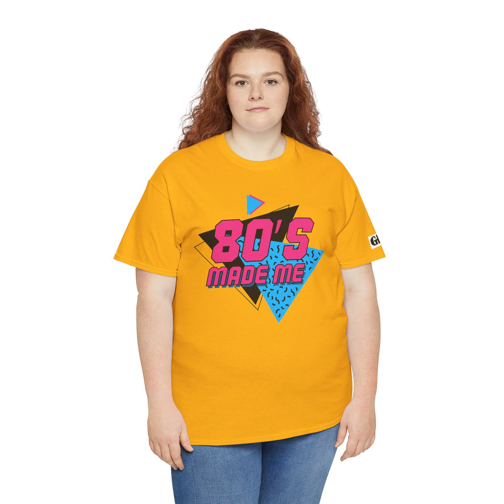80's Made Me Tee — Retro 1980s Nostalgia Graphic T-Shirt