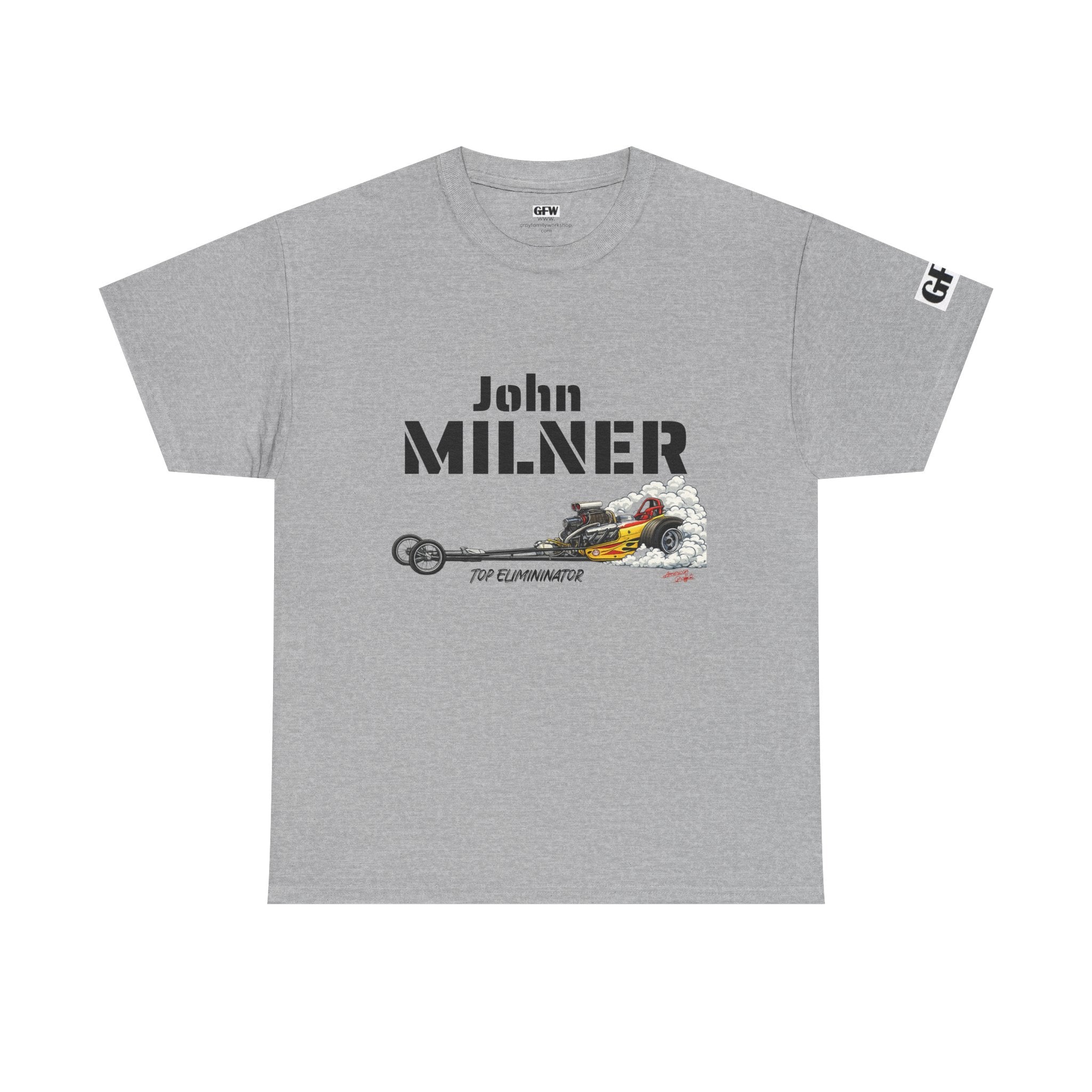 Milner Racing Team T-Shirt — "John Milner" Vintage Dragster Tee