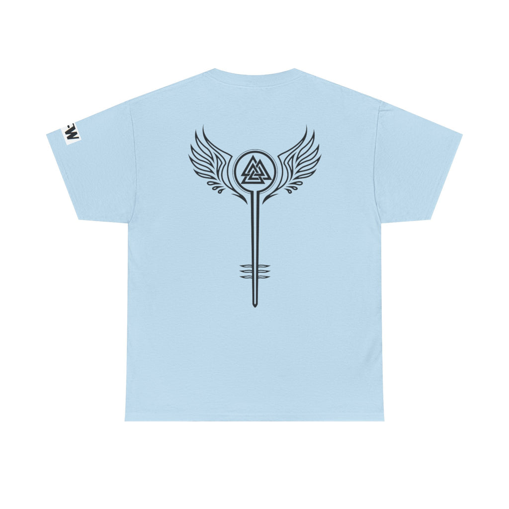 Valkyrie Winged Key T‑Shirt — "I Identify As a Valkyrie" Graphic Tee
