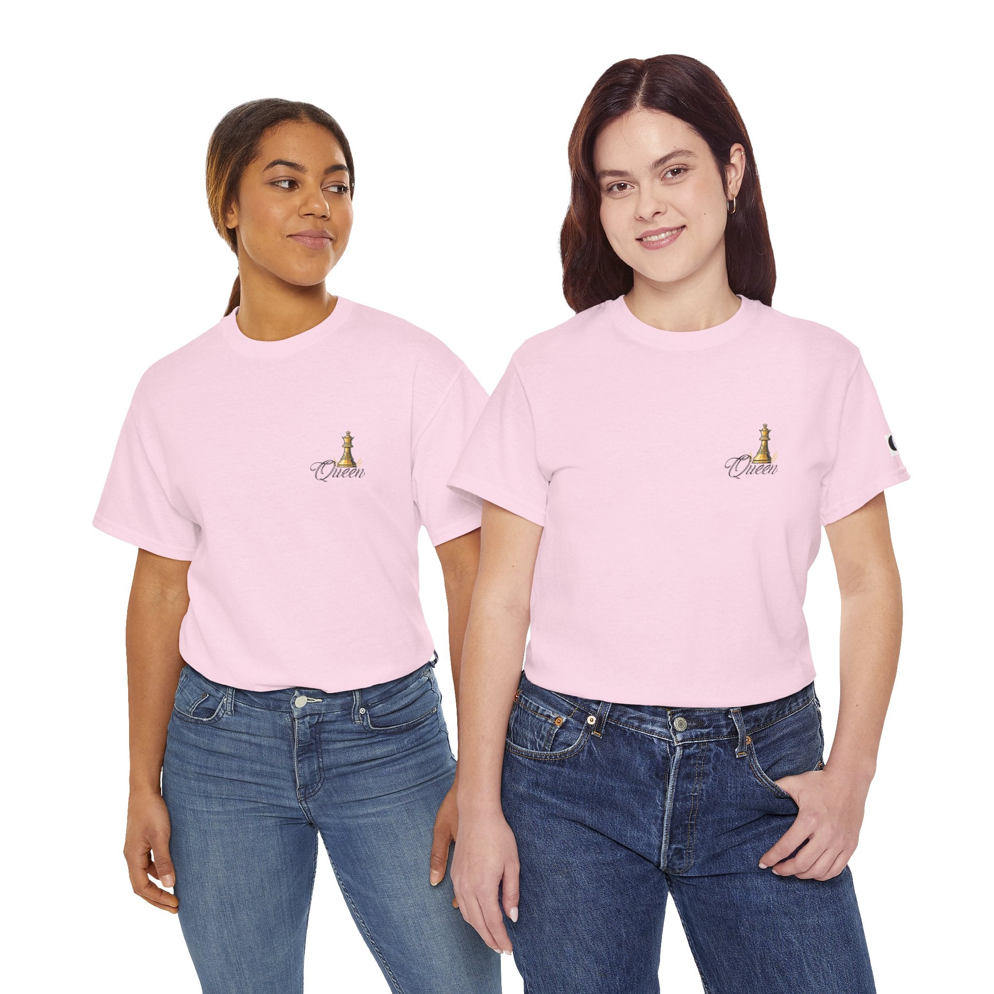 Queen Chess Piece T-Shirt — "Queen" Family Roles Tee (Grandmother, Wife, Mother, Daughter, Sister)