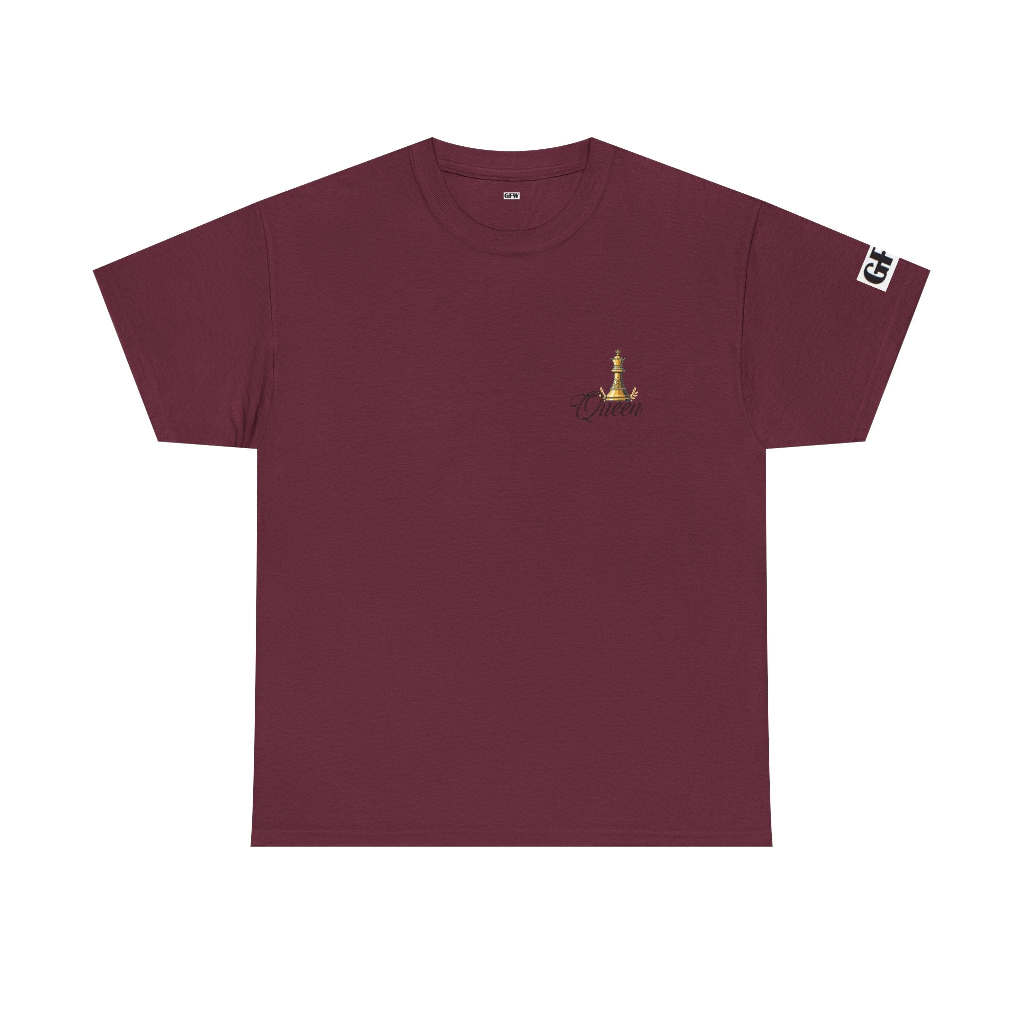 Queen Chess Piece T-Shirt — "Queen" Family Roles Tee (Grandmother, Wife, Mother, Daughter, Sister)