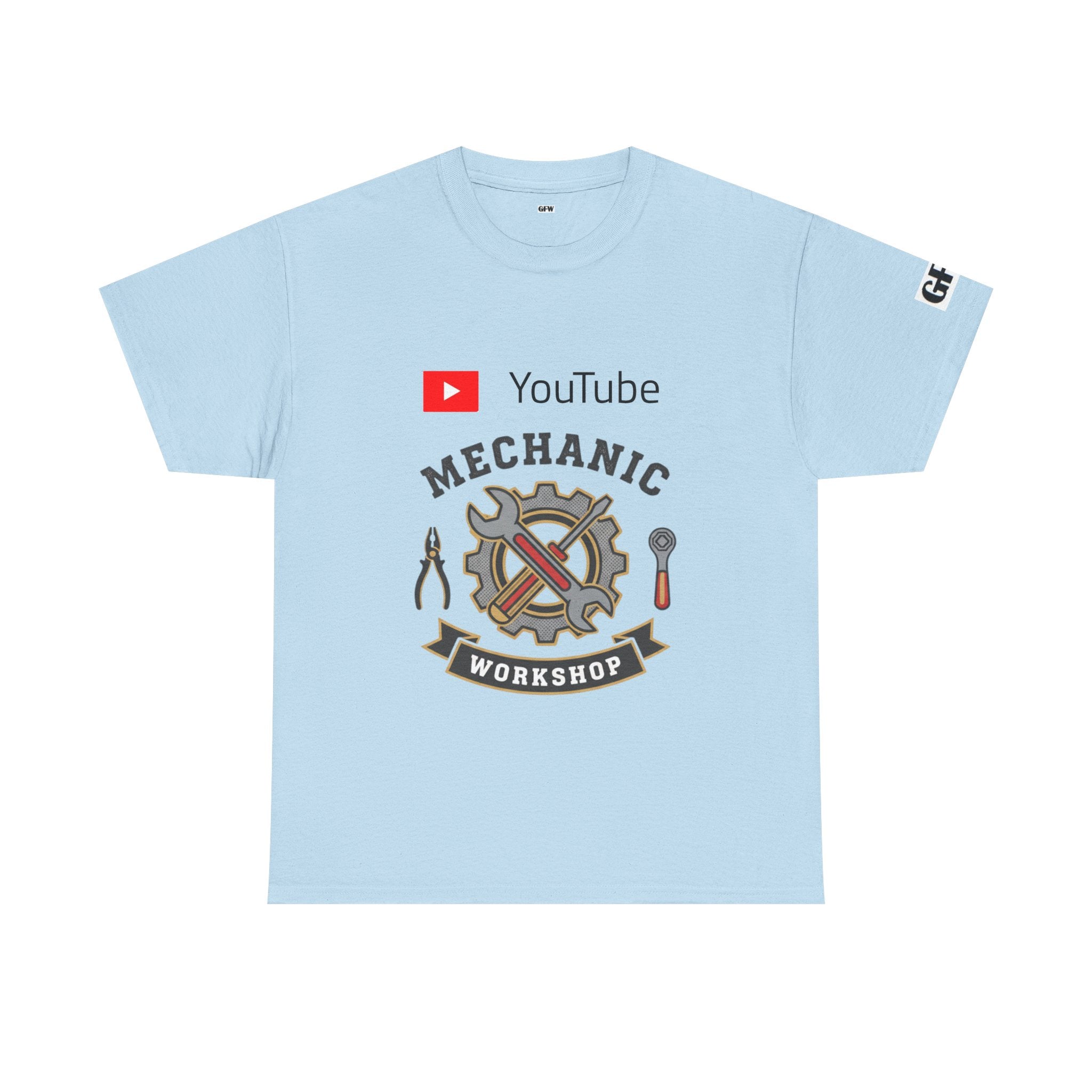 Mechanic Workshop T-Shirt — YouTube Channel Gear