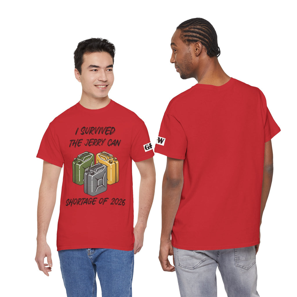 I Survived the Jerry Can Shortage 2026 T-Shirt