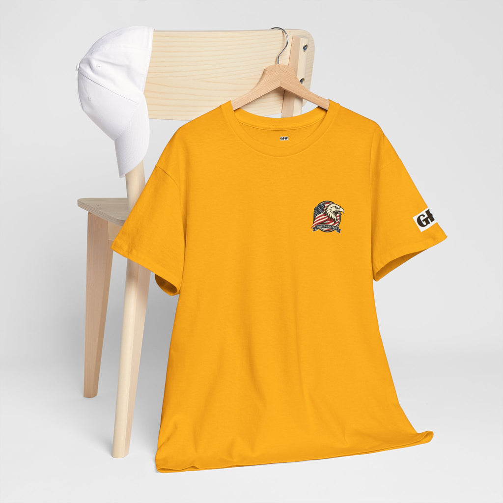 USA Bald Eagle T‑Shirt — "United and Free" Patriotic Tee