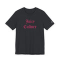 Juicy Culture Graphic Tee — Gothic Script White T-Shirt