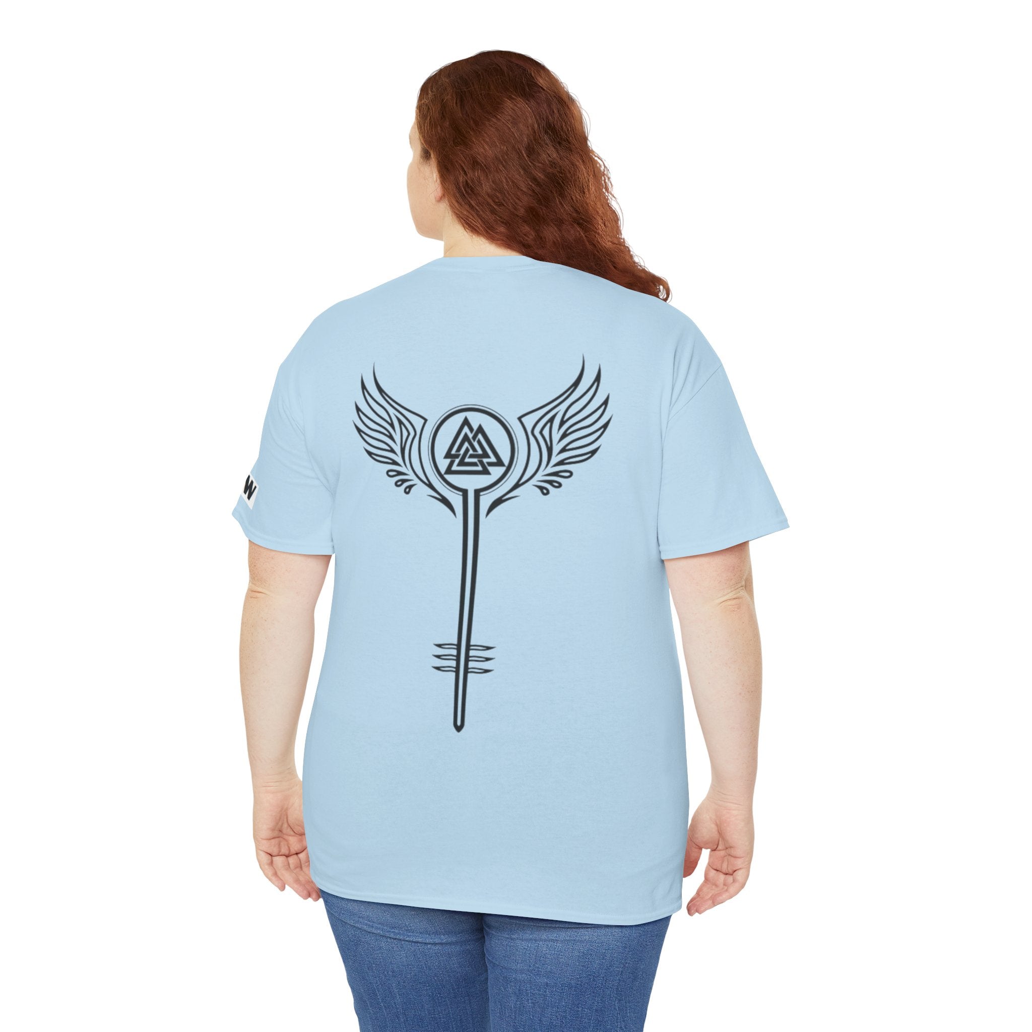 Valkyrie Winged Key T‑Shirt — "I Identify As a Valkyrie" Graphic Tee