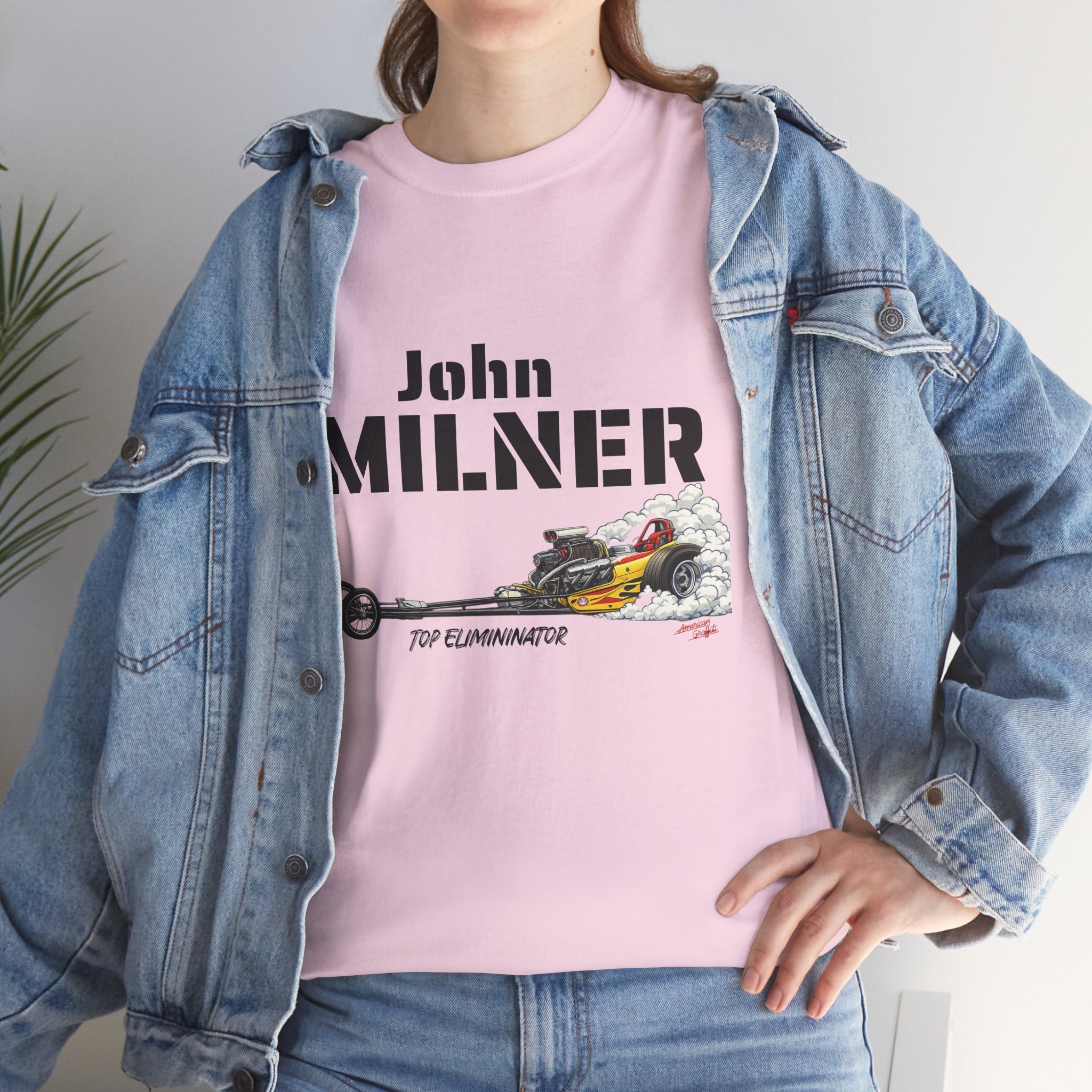 Milner Racing Team T-Shirt — "John Milner" Vintage Dragster Tee