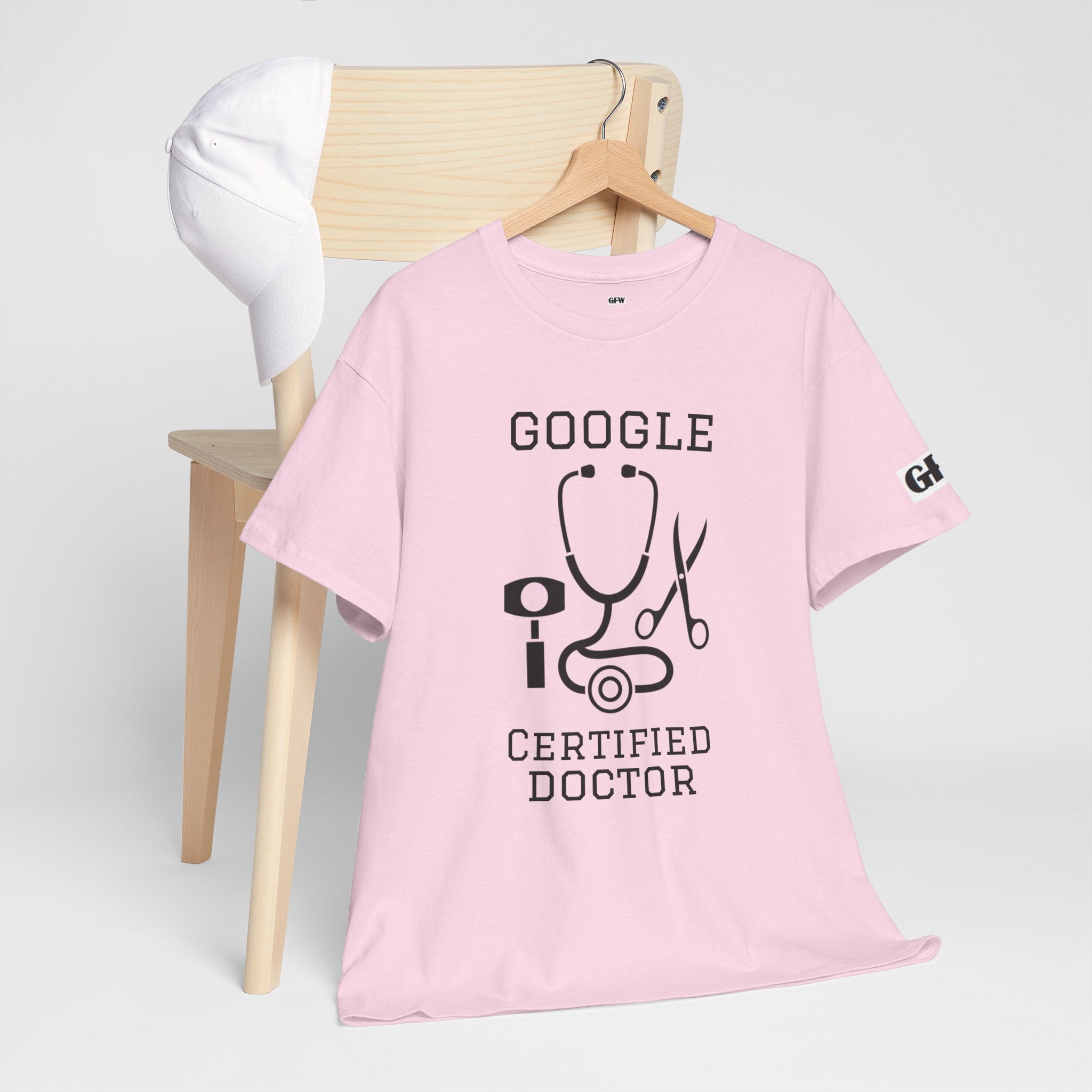 Google Certified Doctor T-Shirt — Funny Medical Tee for Doctors & Med Students