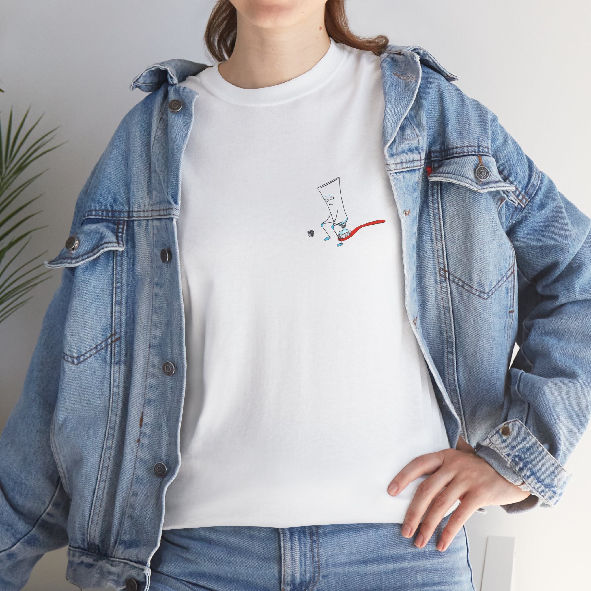 Toothbrush Graphic Tee — "That's Right Put Me In Your Mouth" Dental Humor T-Shirt