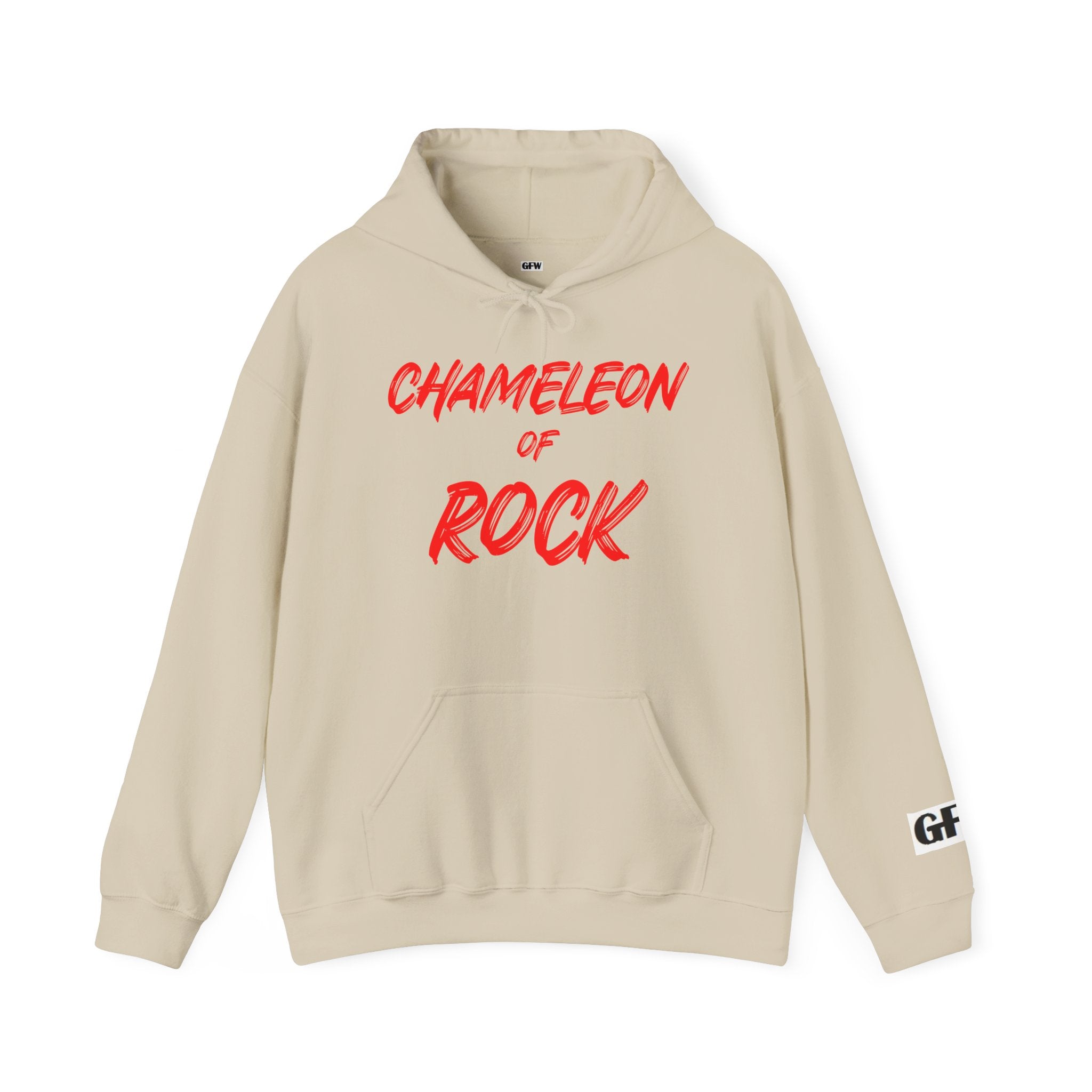 Chameleon of Rock Hoodie — Retro Band Graphic Pullover