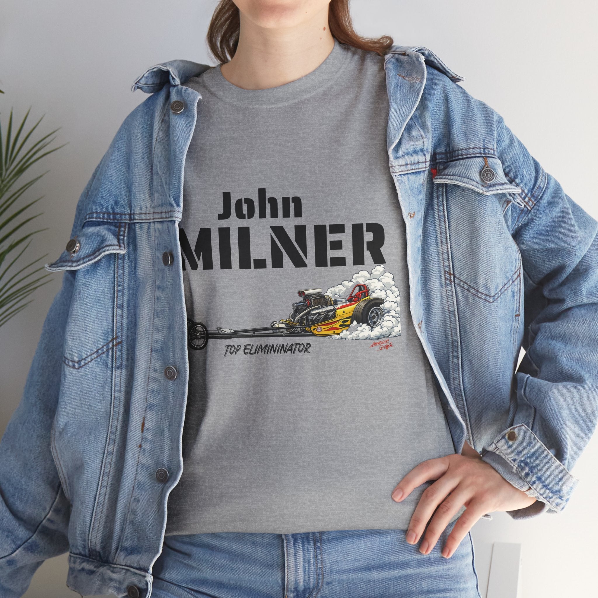 Milner Racing Team T-Shirt — "John Milner" Vintage Dragster Tee