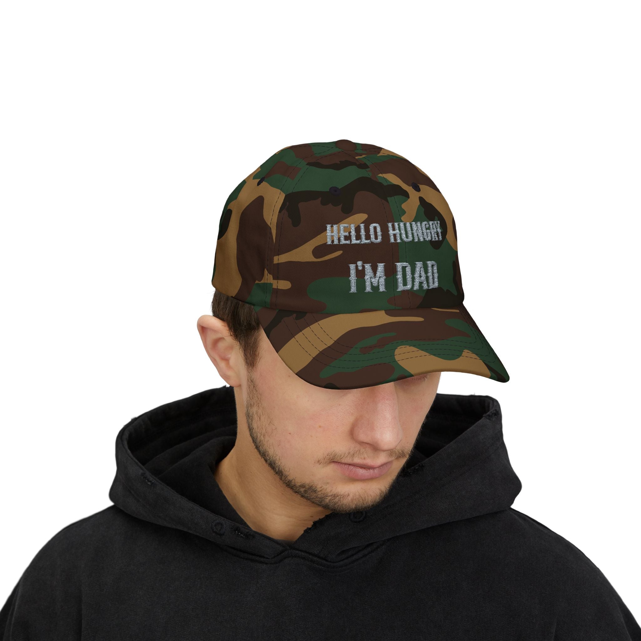 Hello Hungry I'm Dad Cap — Funny Dad Hat for New & Expecting Fathers
