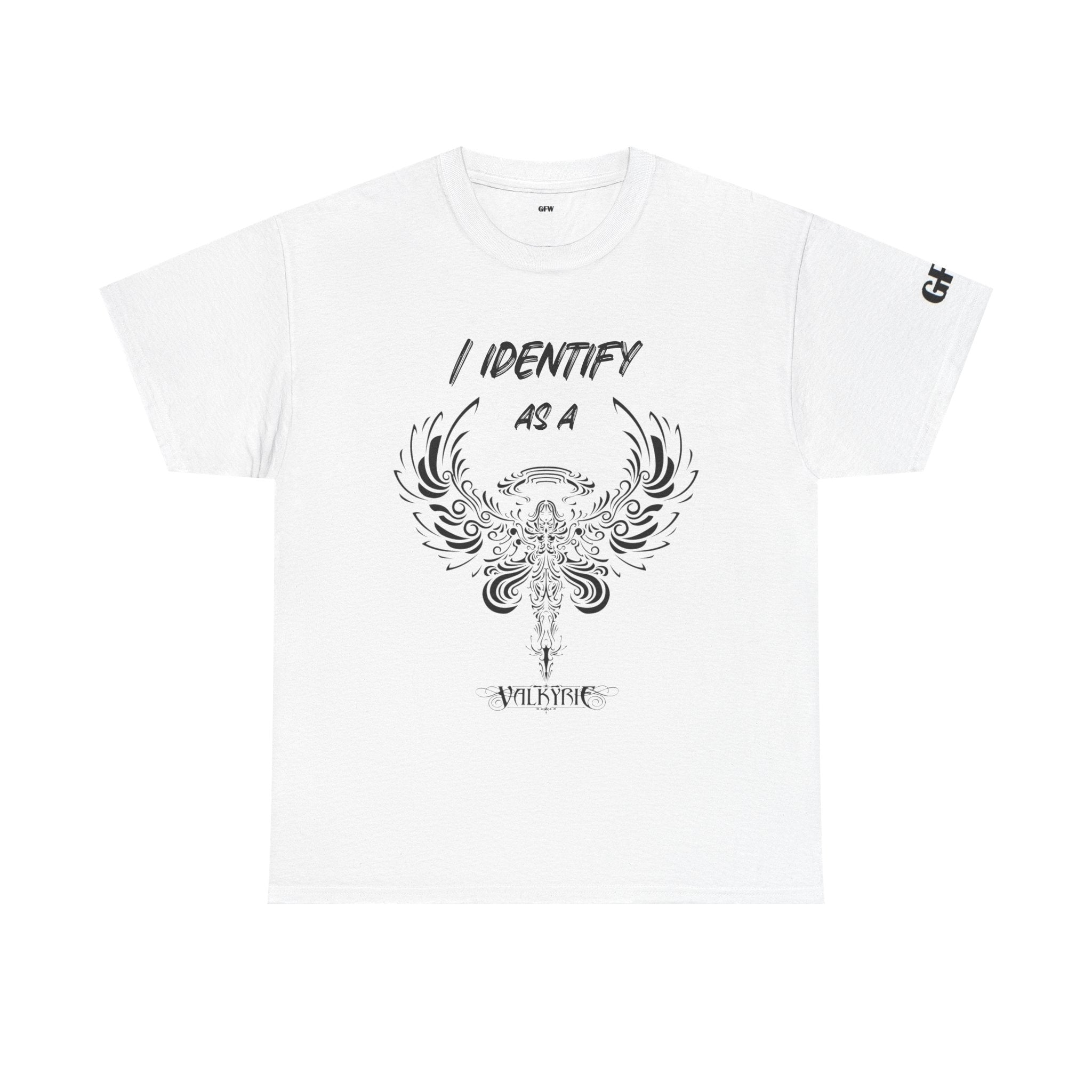 Valkyrie Winged Key T‑Shirt — "I Identify As a Valkyrie" Graphic Tee