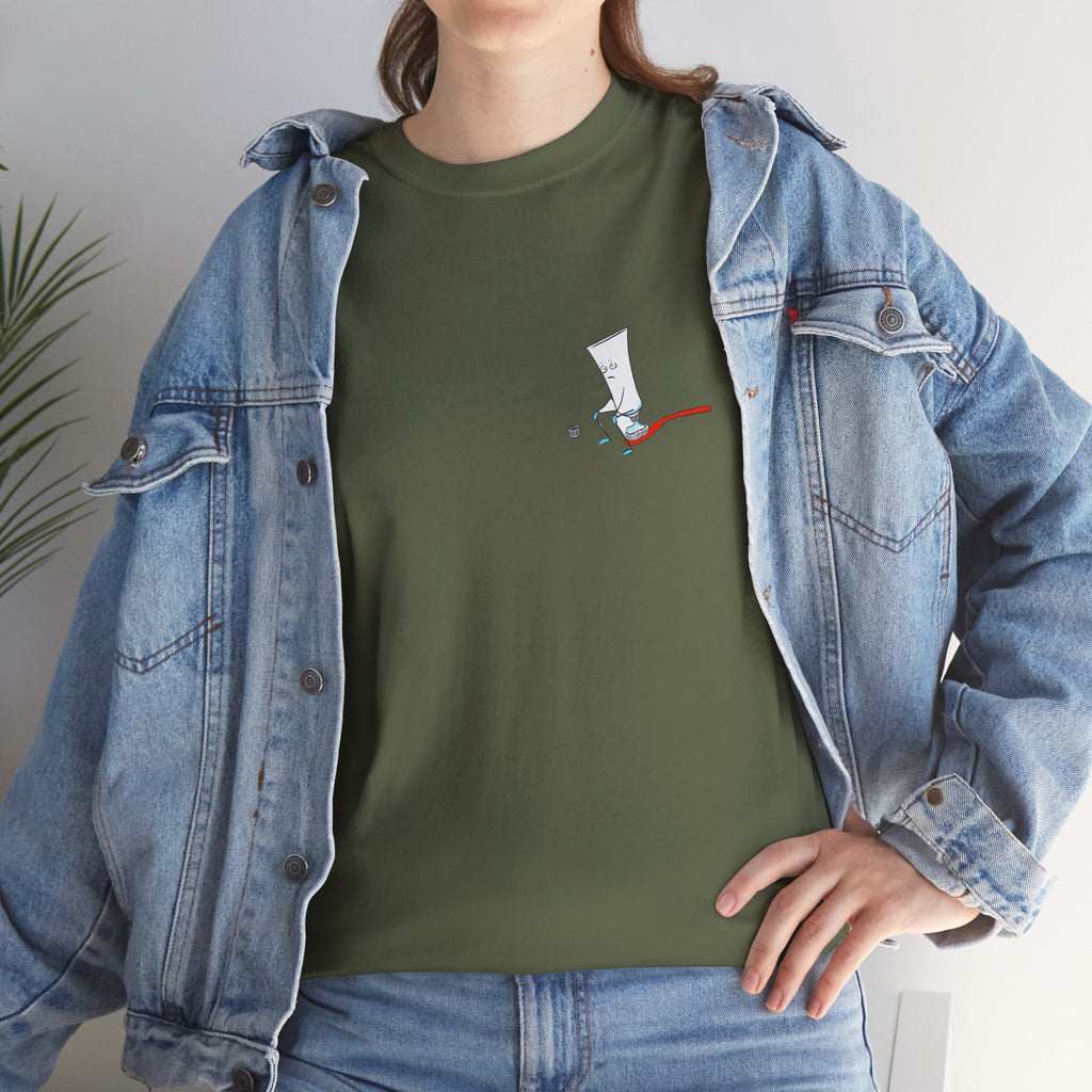 Toothbrush Graphic Tee — "That's Right Put Me In Your Mouth" Dental Humor T-Shirt