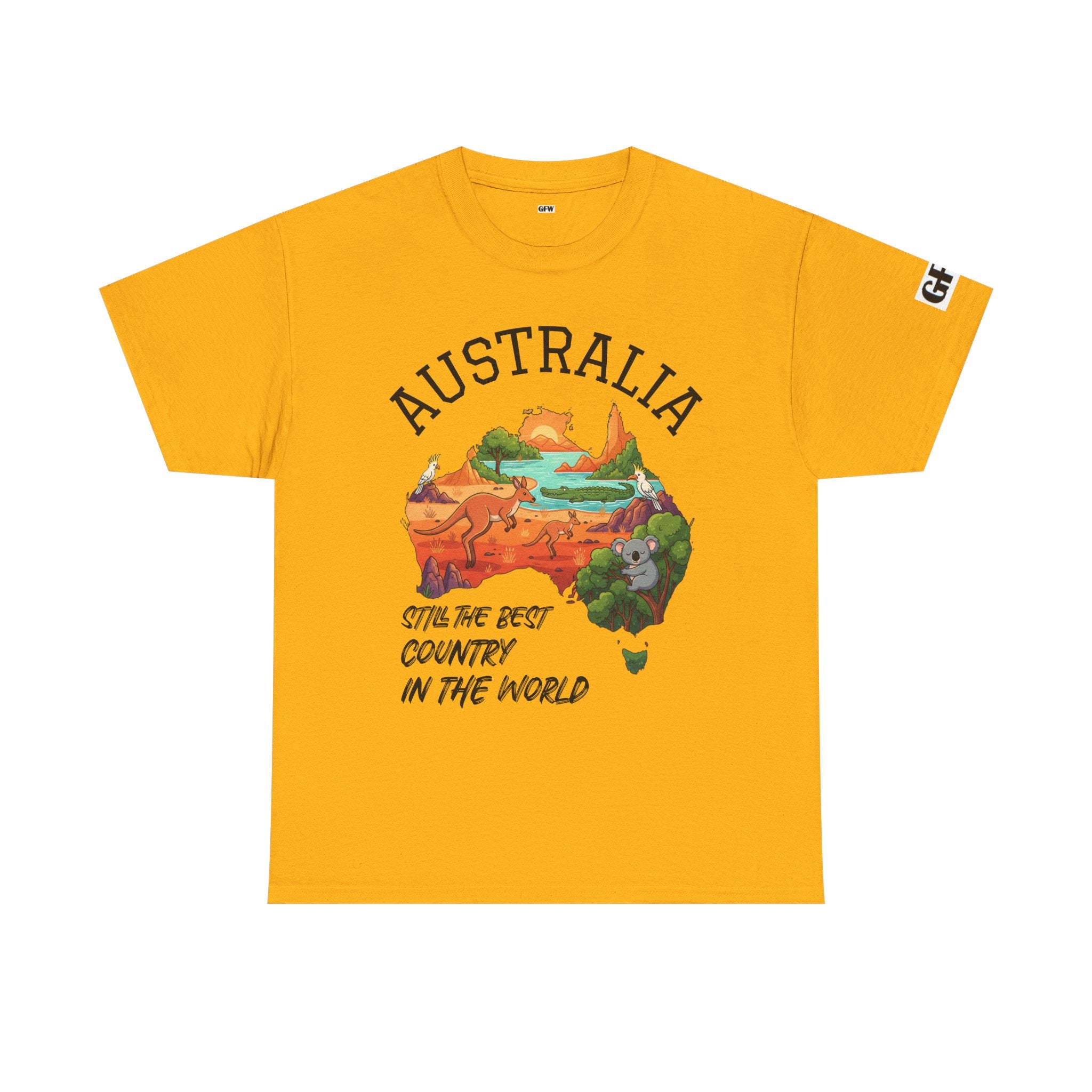 Australia Map Graphic Tee — "Australia: Still The Best Country in the World" Cotton T‑Shirt