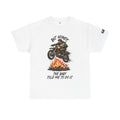Motorcycle Tee — “But Honey The Baby Told Me To Do It” Vintage Rider T‑Shirt