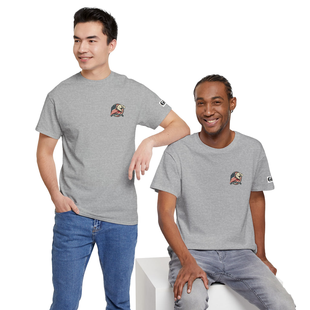 USA Bald Eagle T‑Shirt — "United and Free" Patriotic Tee