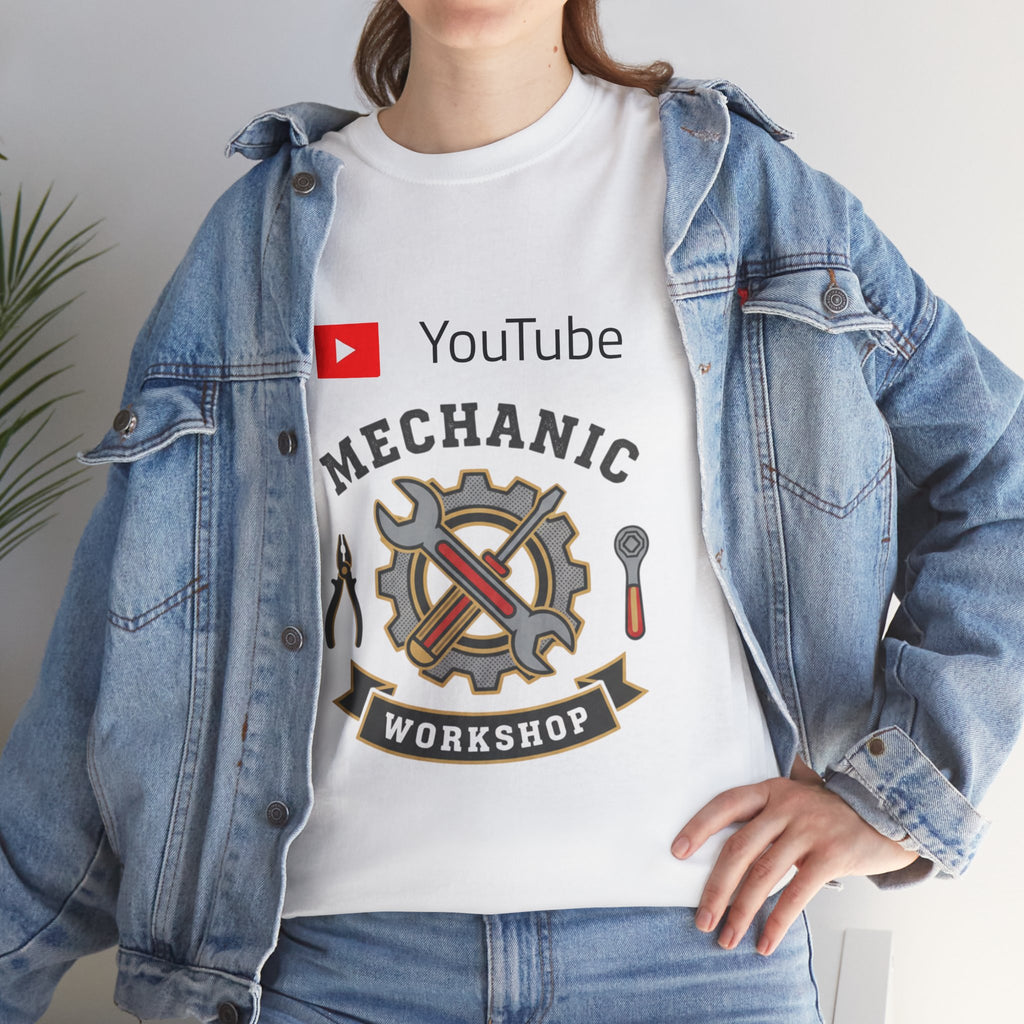Mechanic Workshop T-Shirt — YouTube Channel Gear