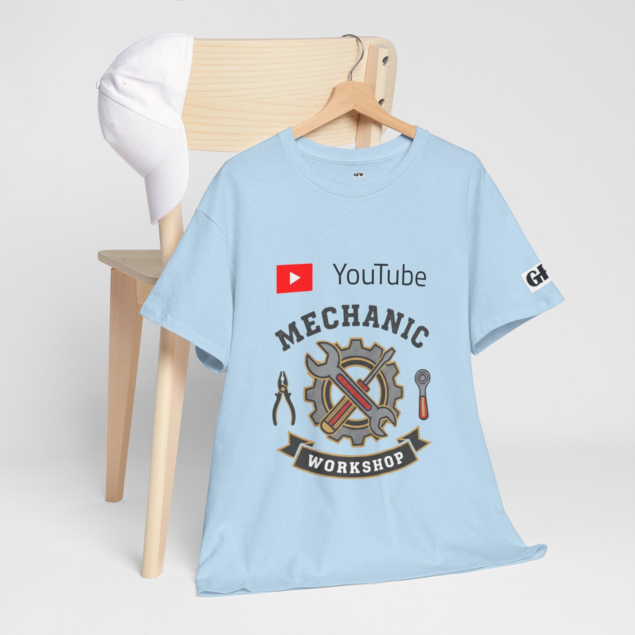 Mechanic Workshop T-Shirt — YouTube Channel Gear