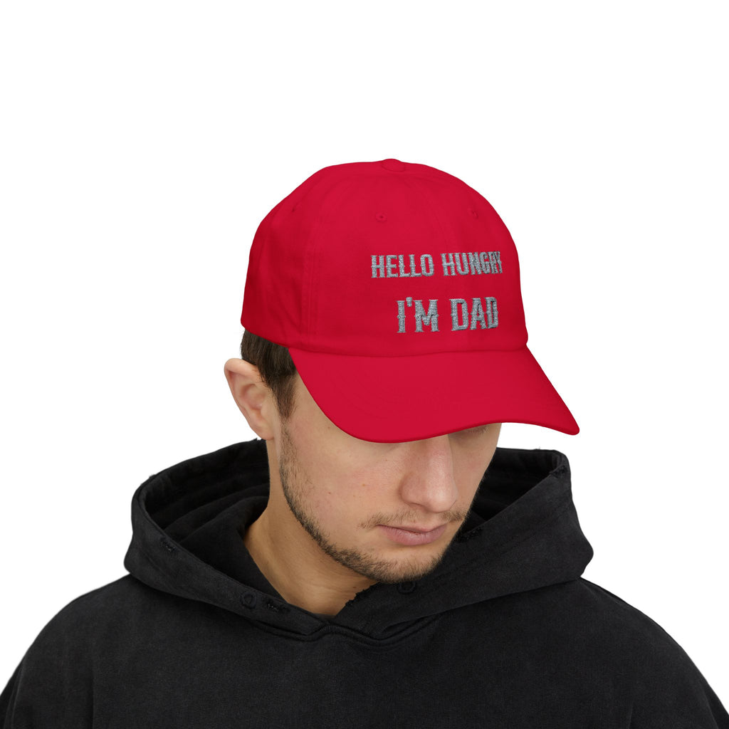 Hello Hungry I'm Dad Cap — Funny Dad Hat for New & Expecting Fathers