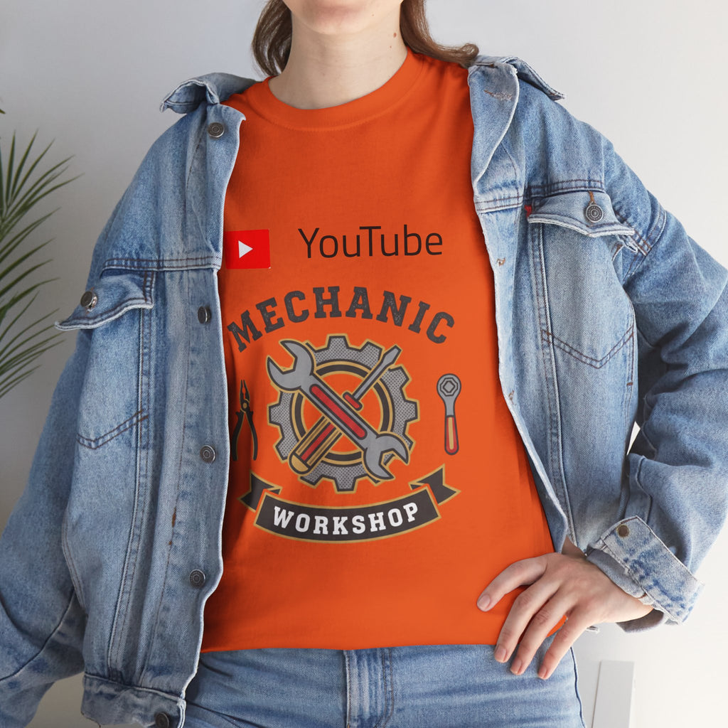Mechanic Workshop T-Shirt — YouTube Channel Gear