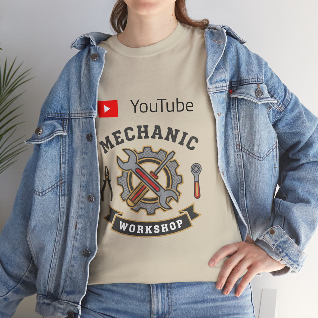 Mechanic Workshop T-Shirt — YouTube Channel Gear