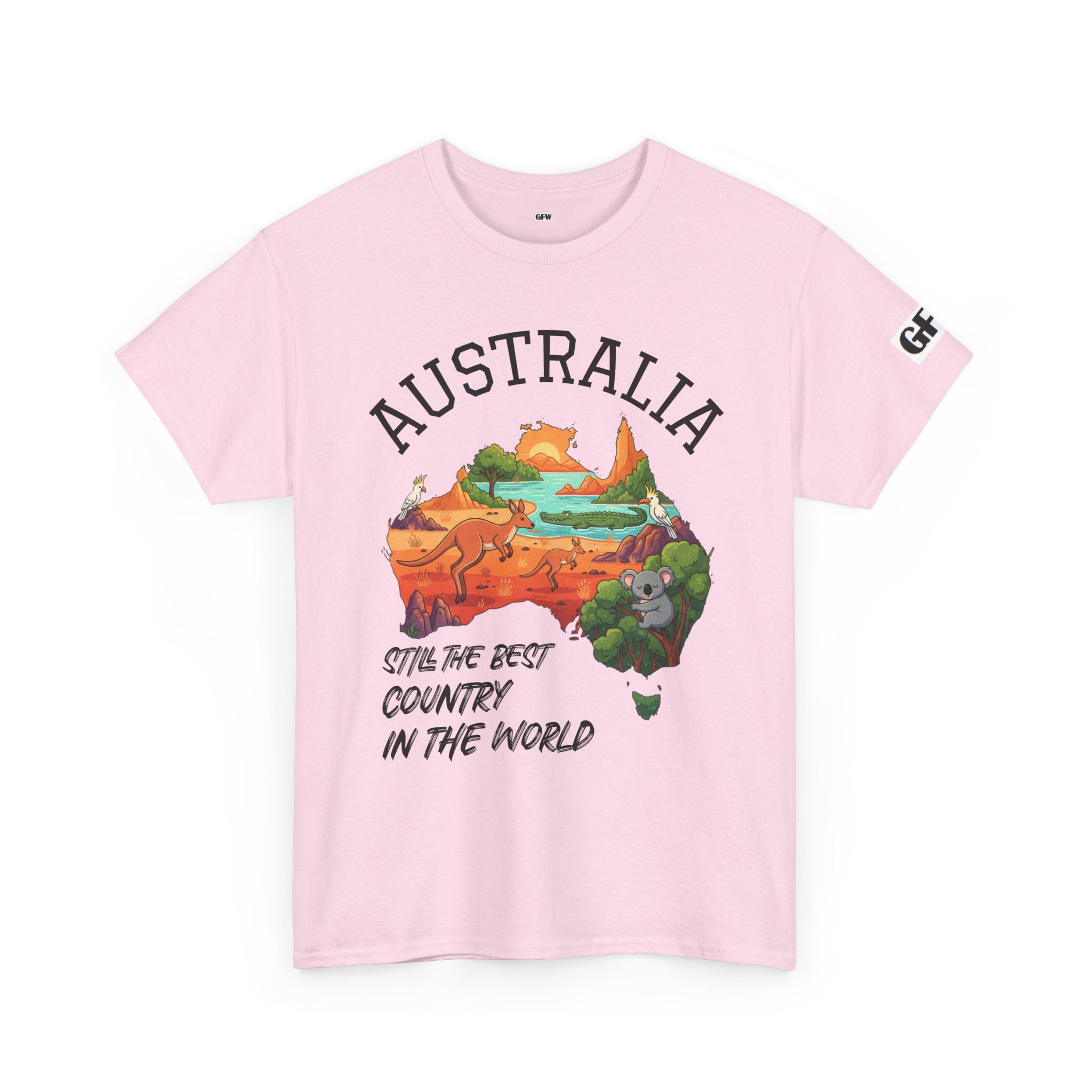 Australia Map Graphic Tee — "Australia: Still The Best Country in the World" Cotton T‑Shirt