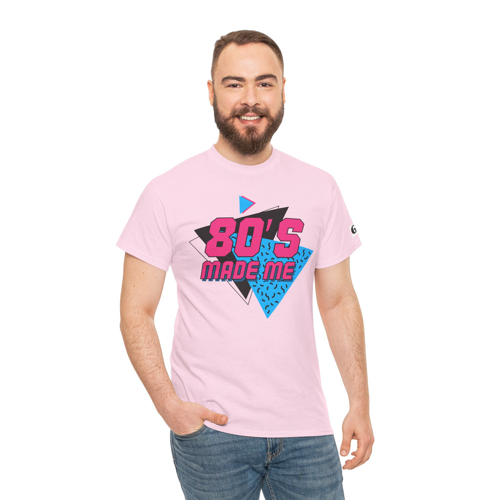 80's Made Me Tee — Retro 1980s Nostalgia Graphic T-Shirt