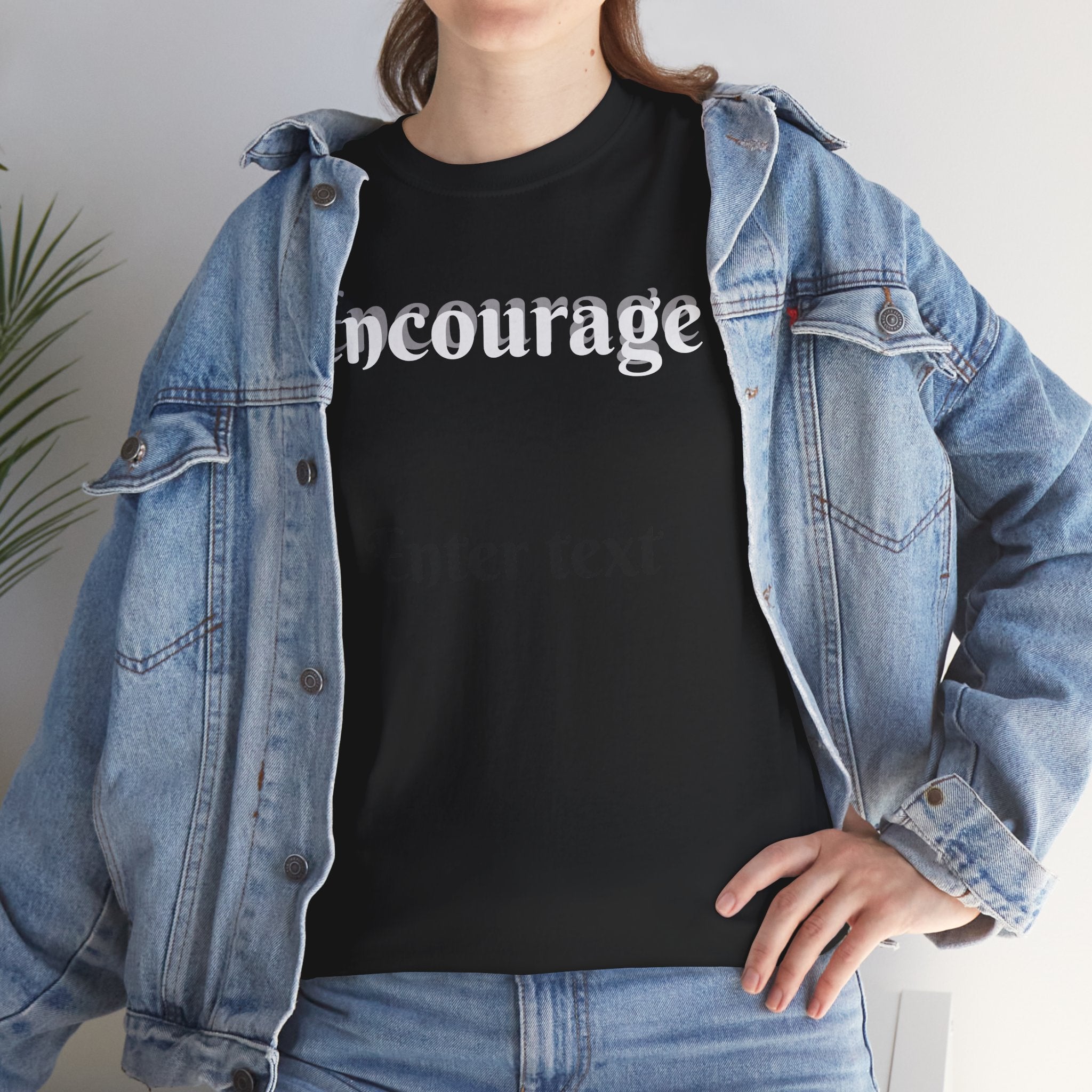 "Encourage" Unisex Heavy Cotton Tee