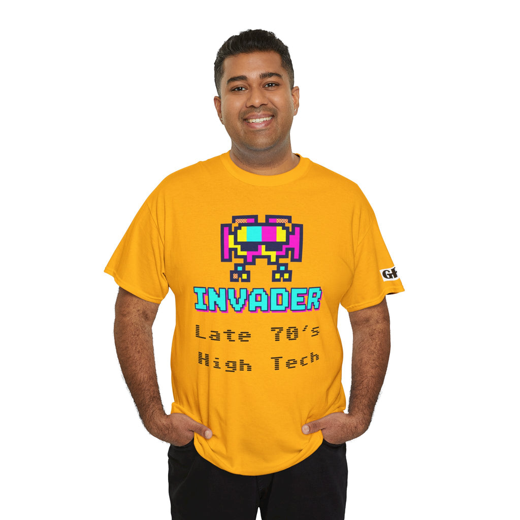 Invader Retro Pixel Tee — "Late 70's High Tech" Vintage Video Game T-Shirt